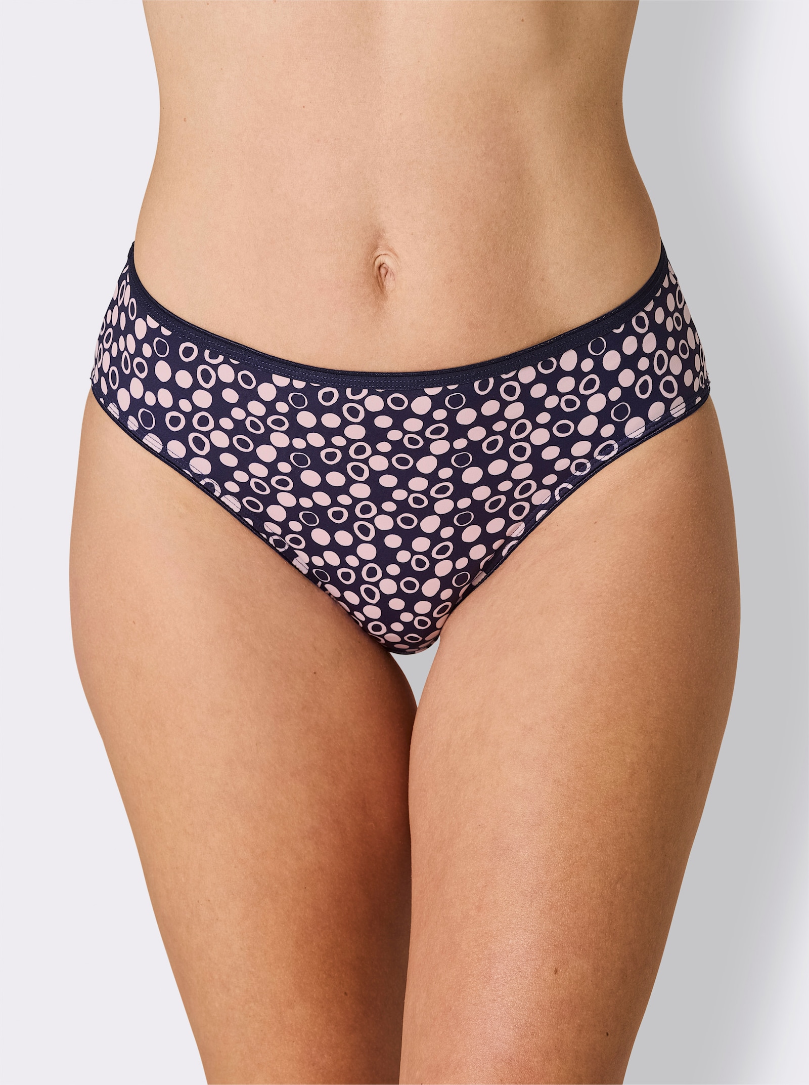 wäschepur Jazzpants im Doppelpack - marine-hellrosé + marine