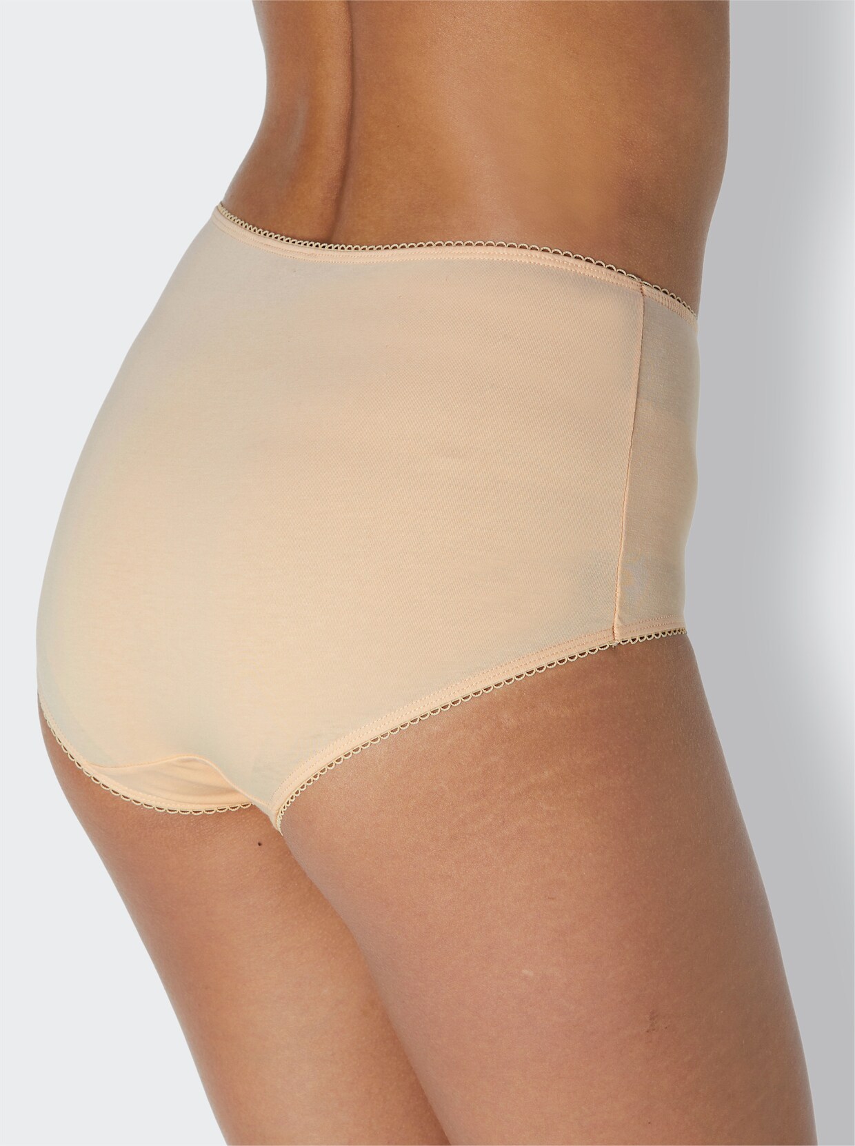 wäschepur Tailleslip - ecru bedrukt + apricot