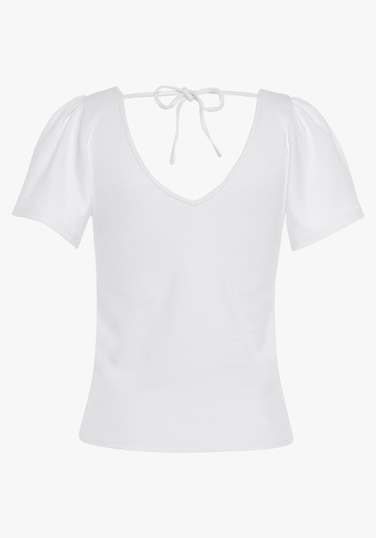 Vivance Shirt met V-hals - wit