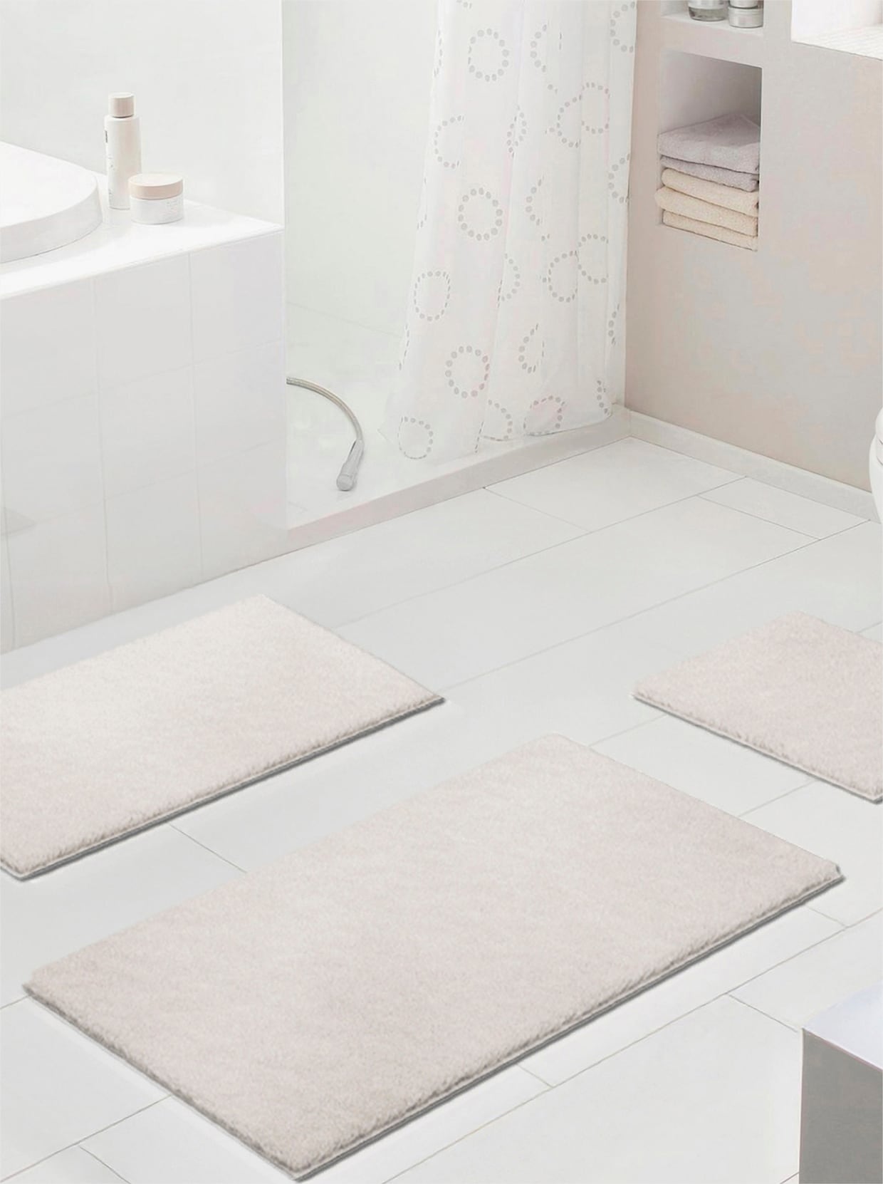 Grund Badematte - kiesel