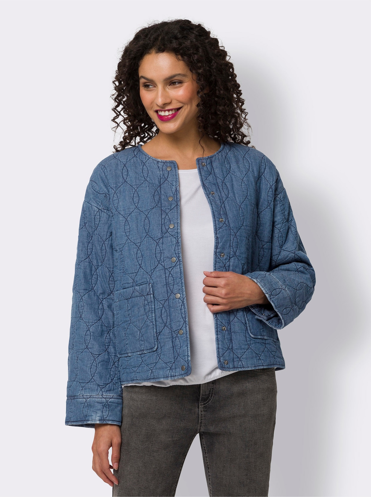 heine Jeansjack - blue-bleached