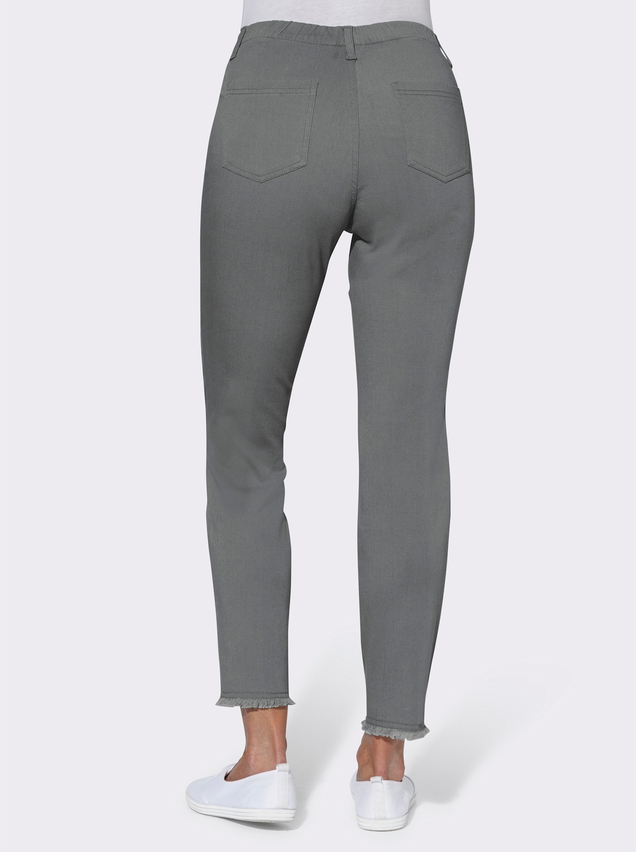 Jeans - grey denim