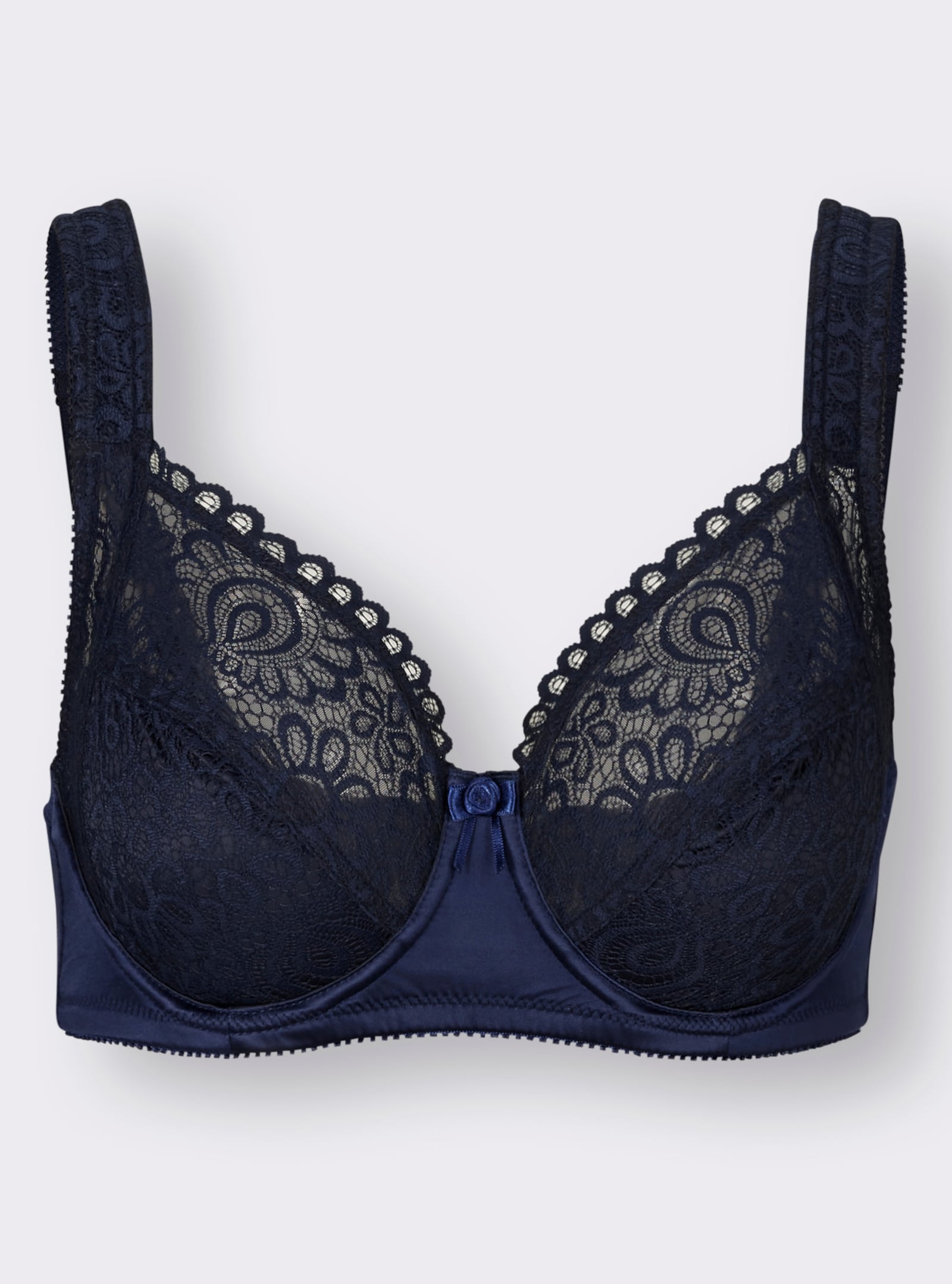 Steunbeha met beugel en gewatteerde comfortbandjes - marine