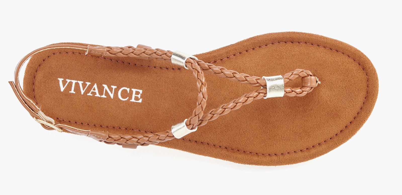 Vivance Sandalen - camelkleuren