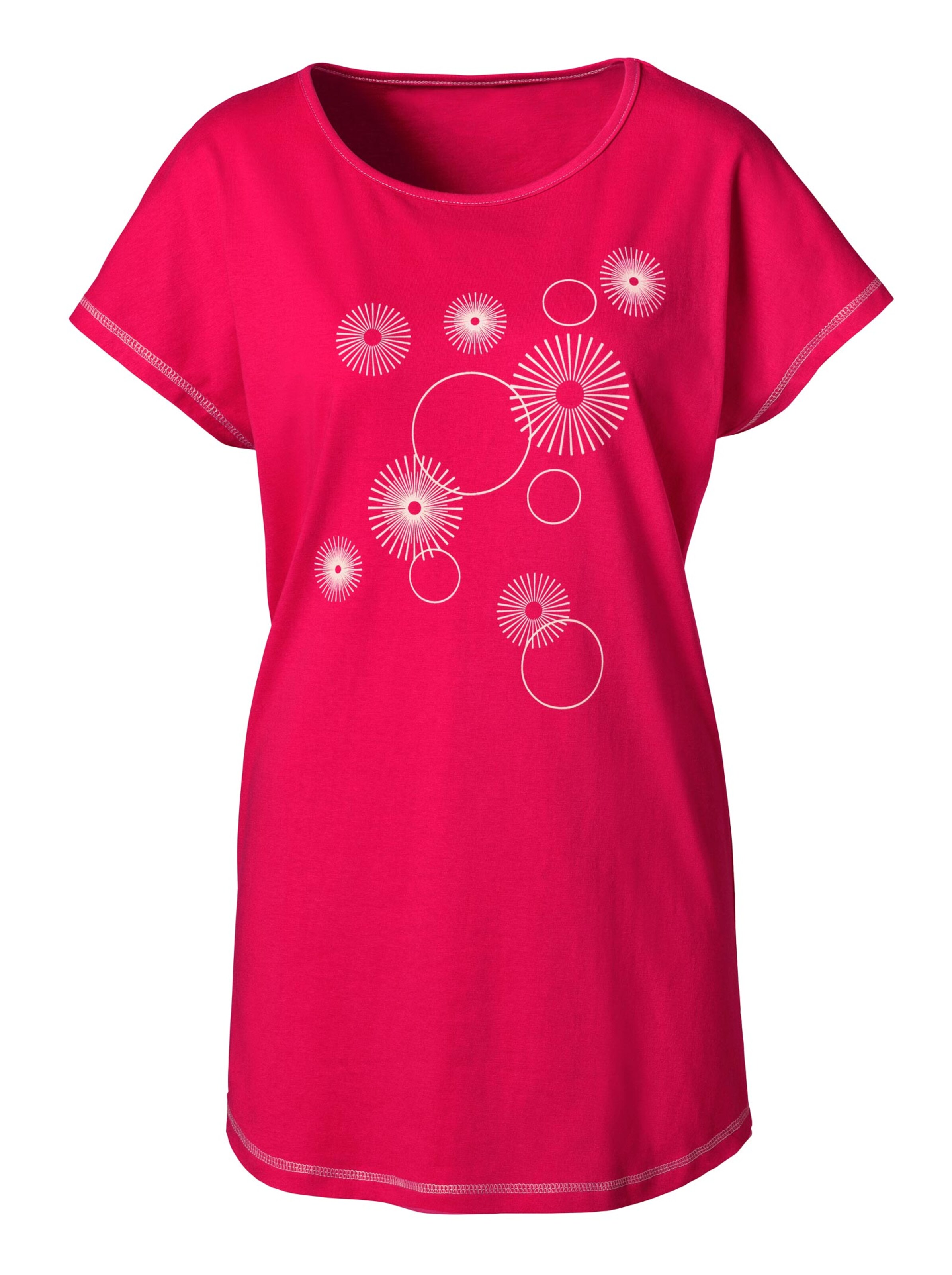 Longshirt - himbeerrot