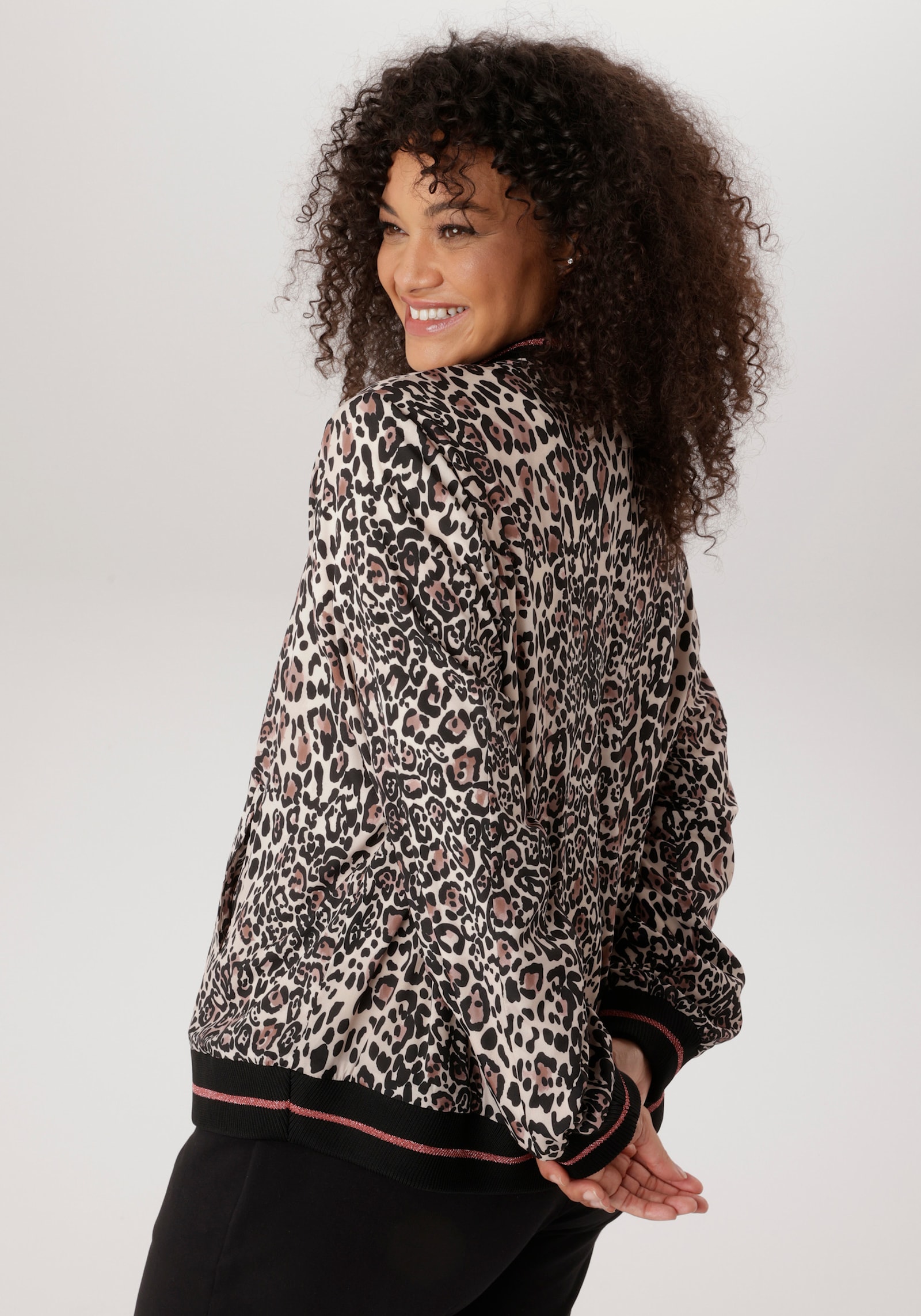 Aniston PLUS Blouson - beige-schwarz-braun