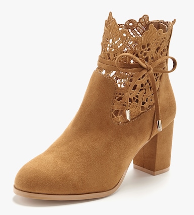 LASCANA High-Heel-Stiefelette - camelfarben