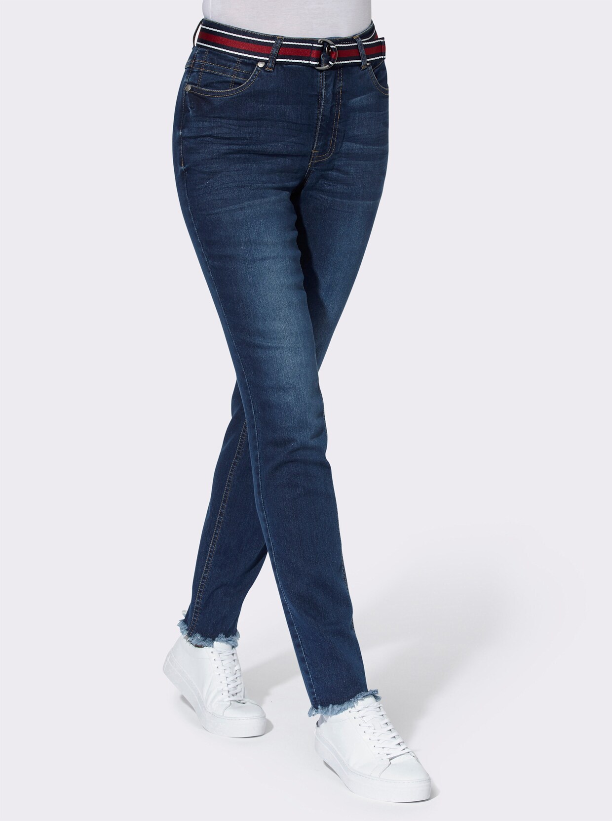 5-Pocket-Jeans - blue-stone-washed
