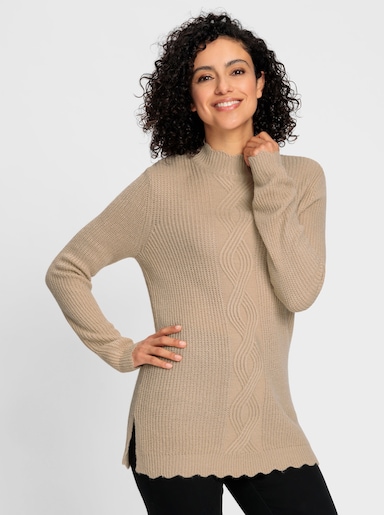 Longpullover - beige