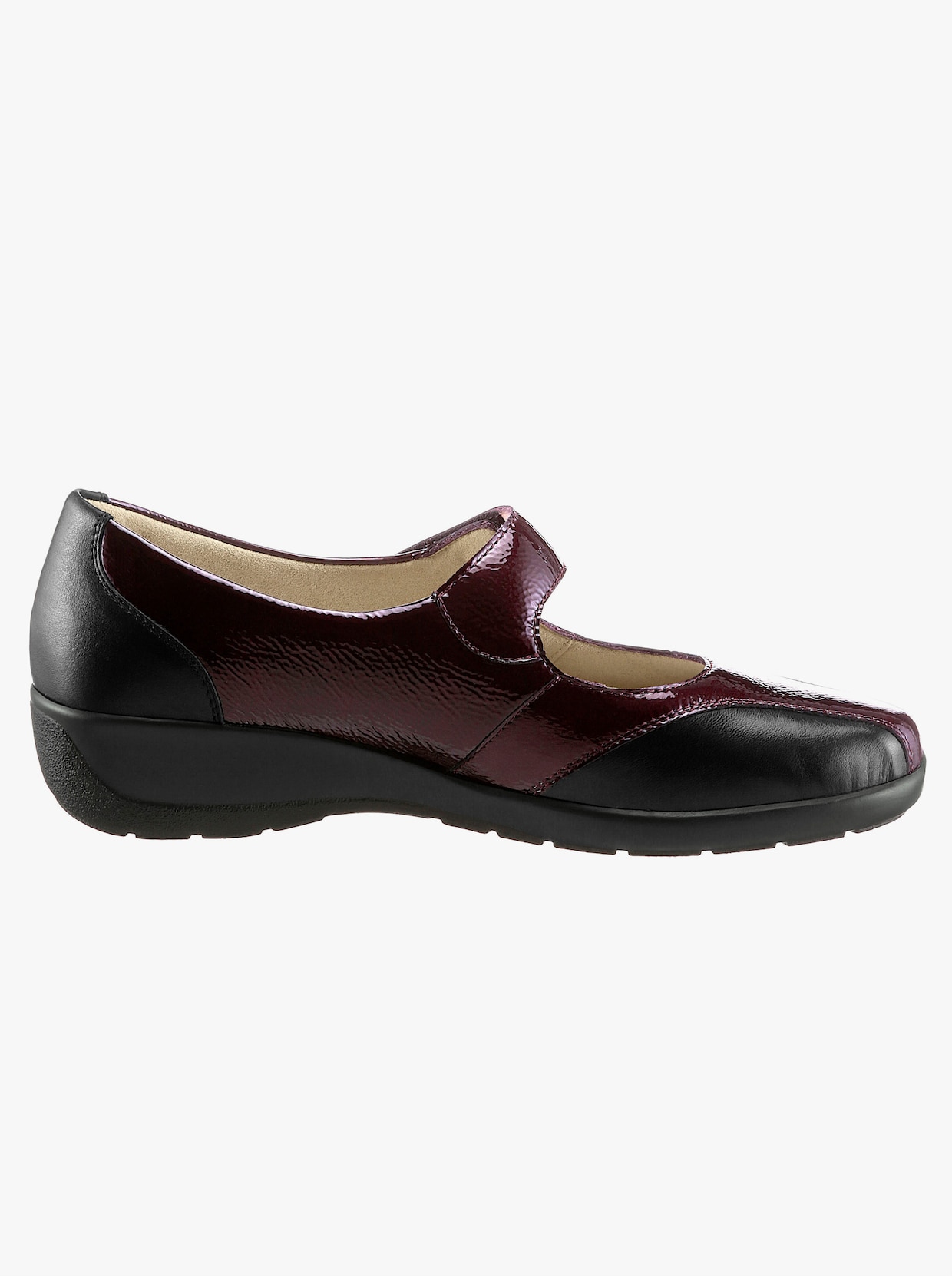 Hallux Soft by Goldkrone Ballerina - schwarz-bordeaux