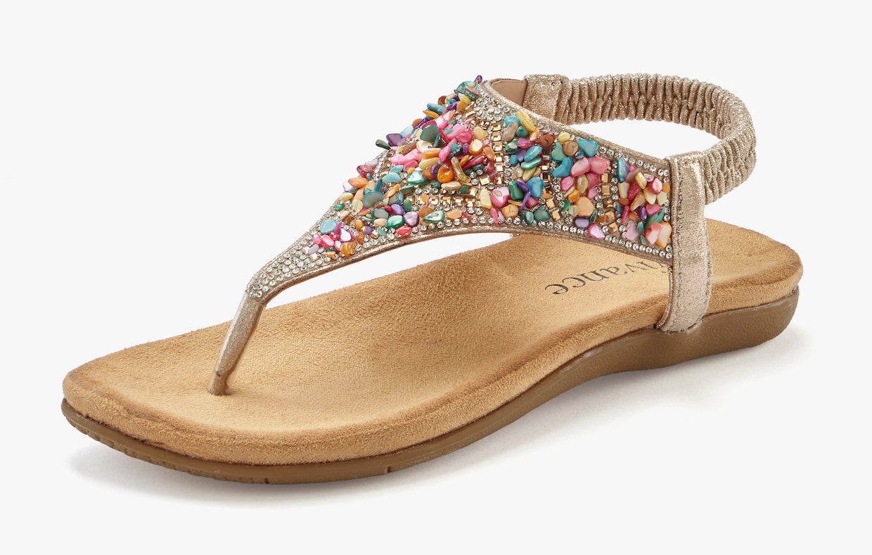 Vivance Sandalen - bronskleurig meerkleurig