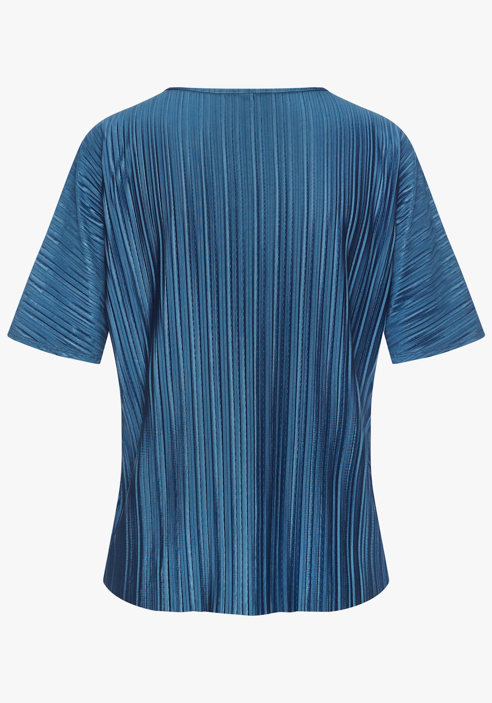 LASCANA Plisseeshirt - dunkelblau