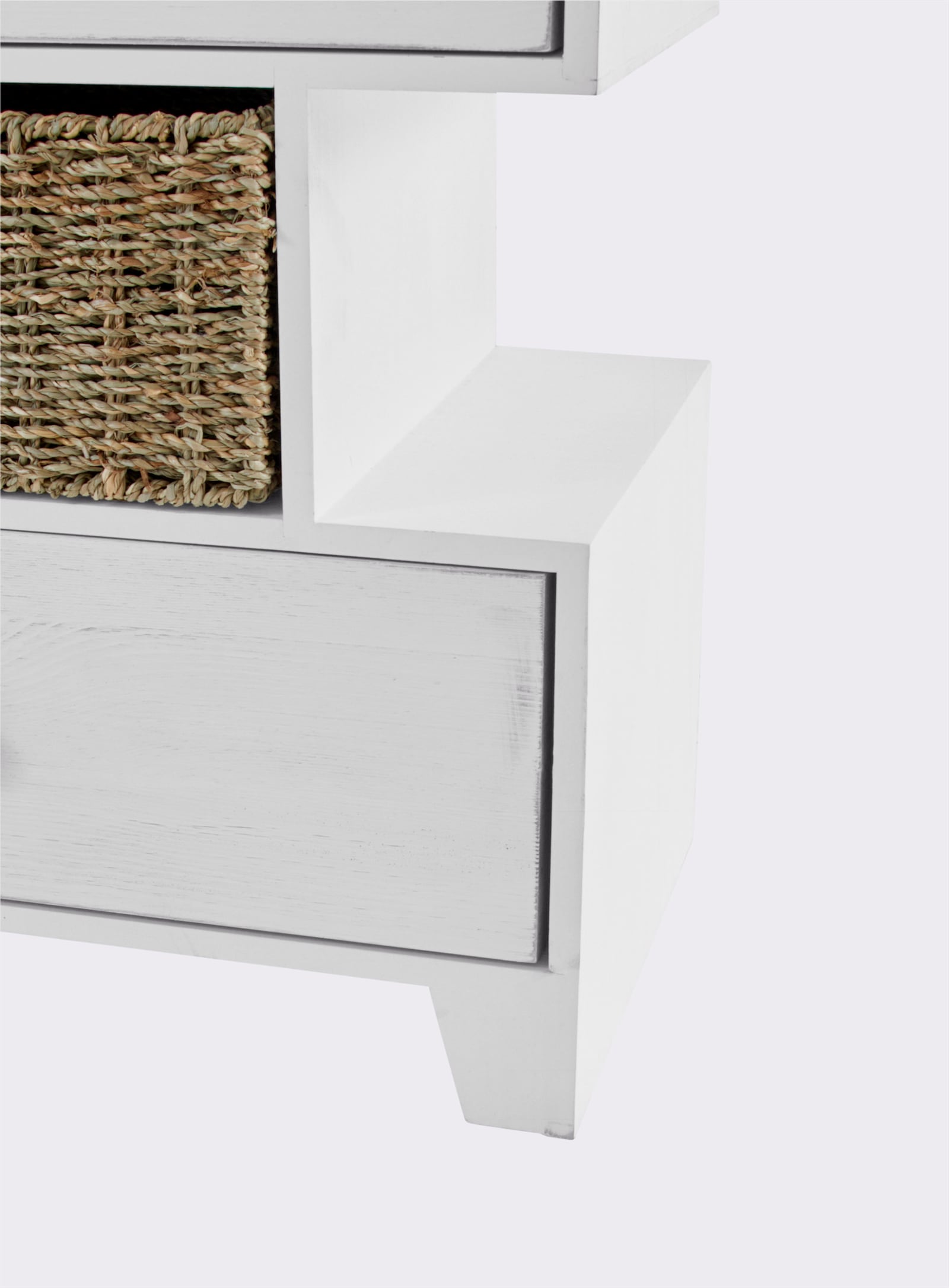 heine home Kommode - weiß-natur