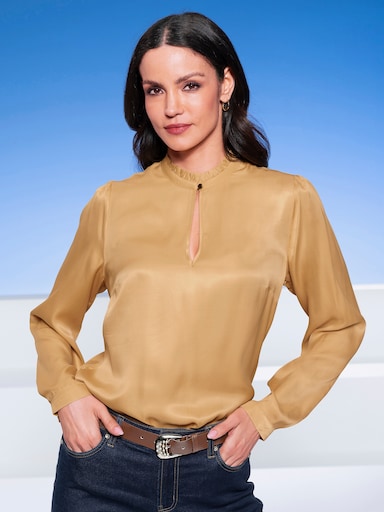 heine Bluse - goldfarben