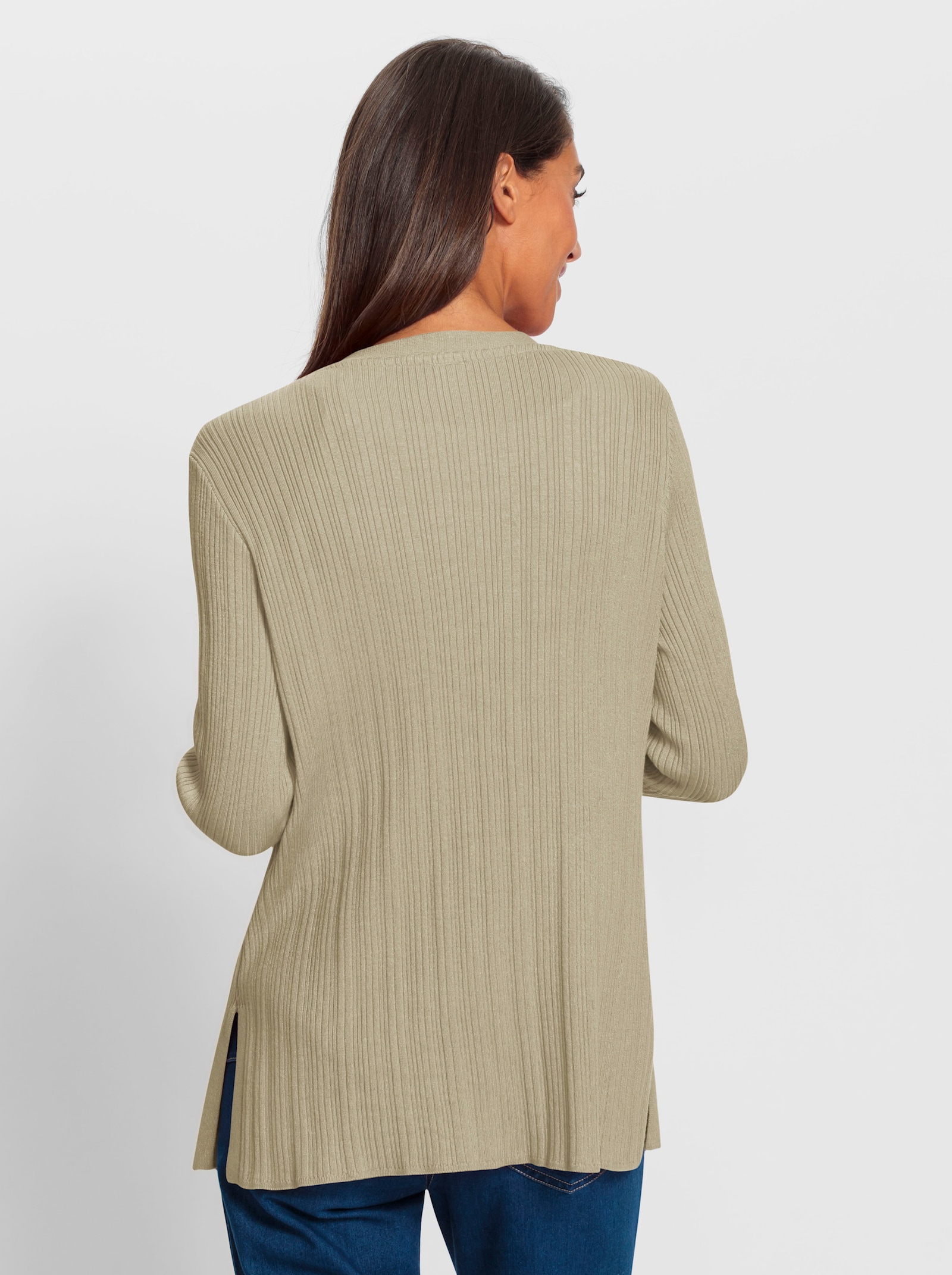 heine Cardigan sans fermeture - grège