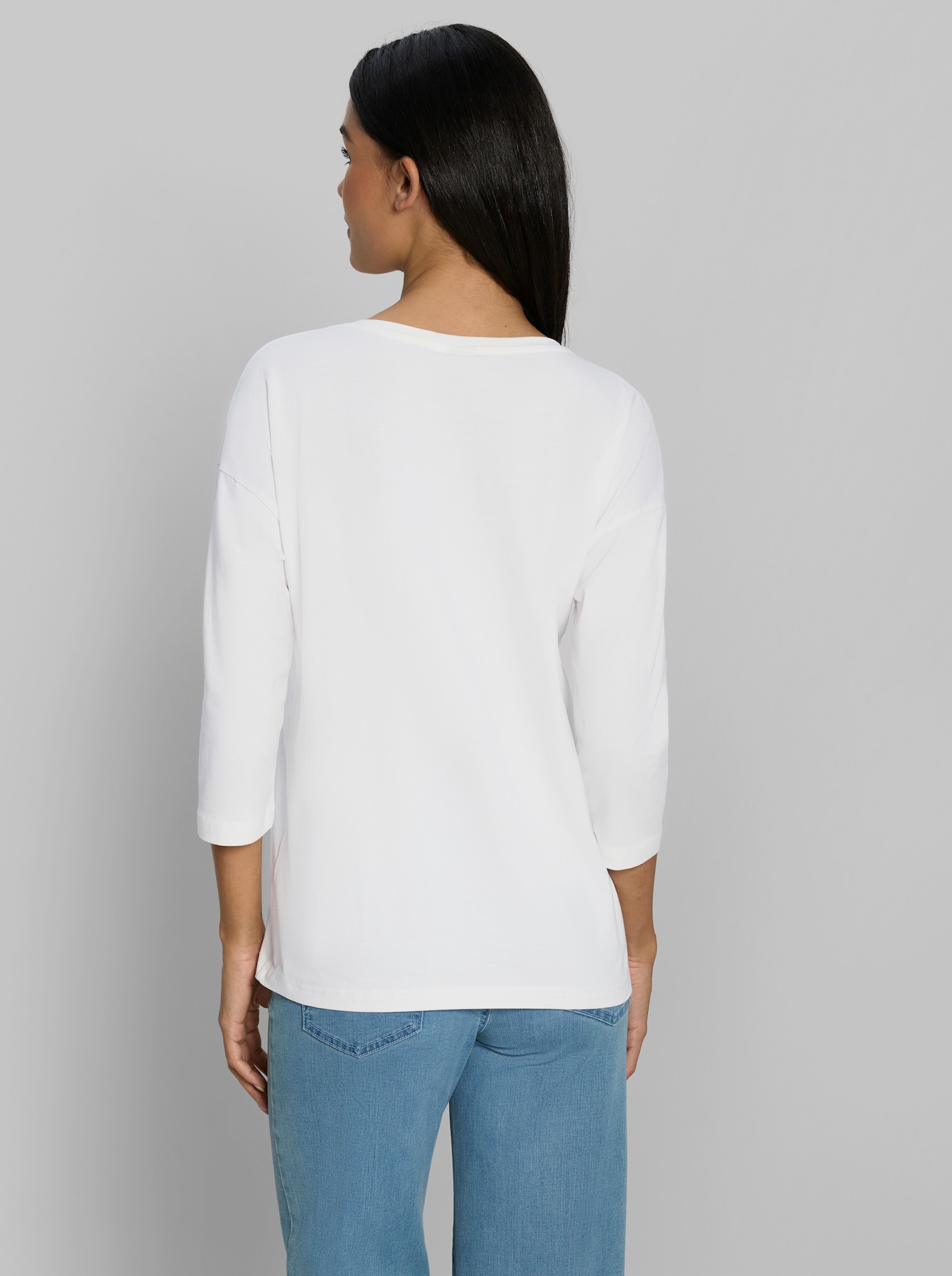 heine 3/4-Arm-Shirt mit Druck - ecru