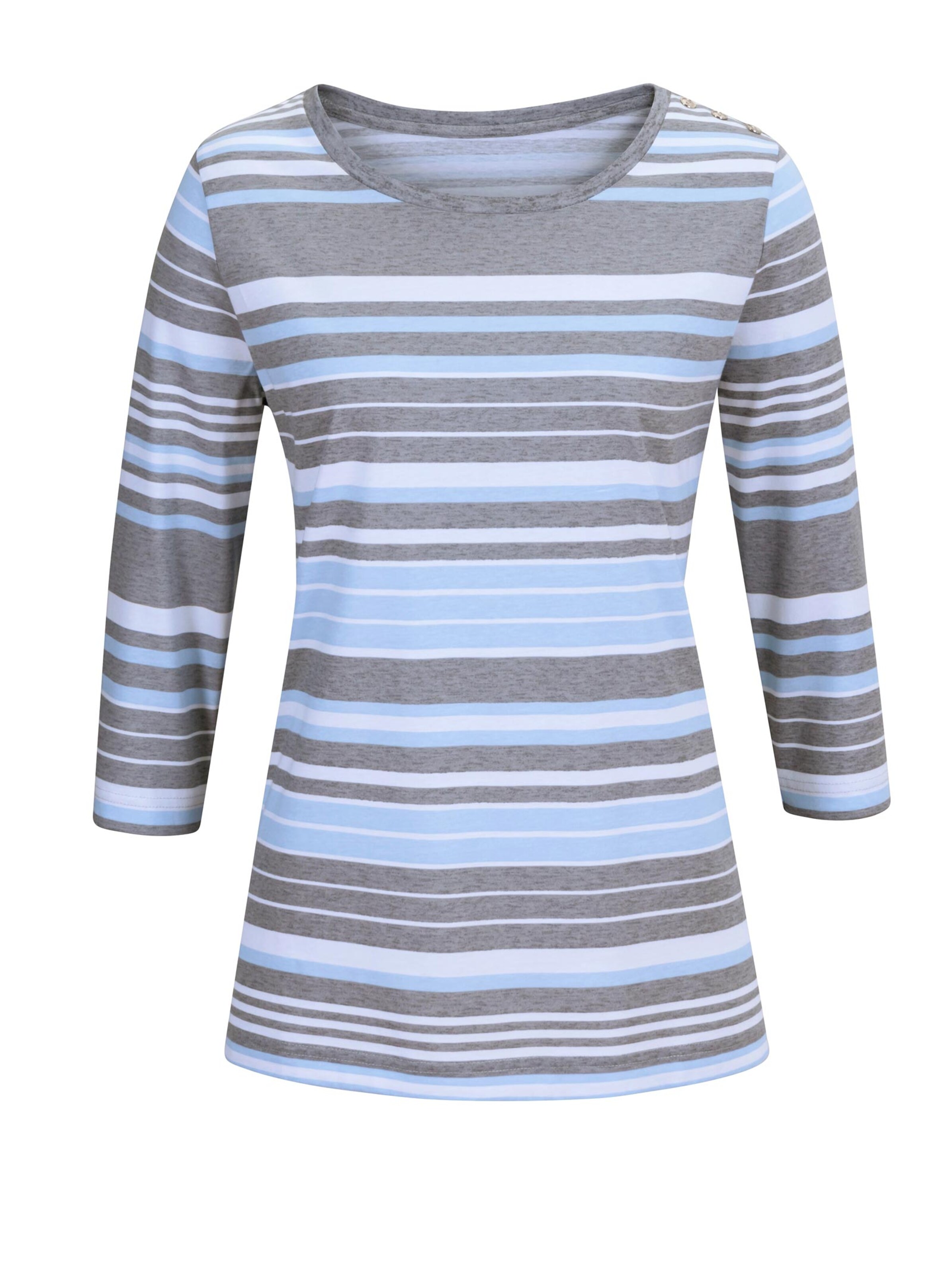 Shirt - blau-geringelt