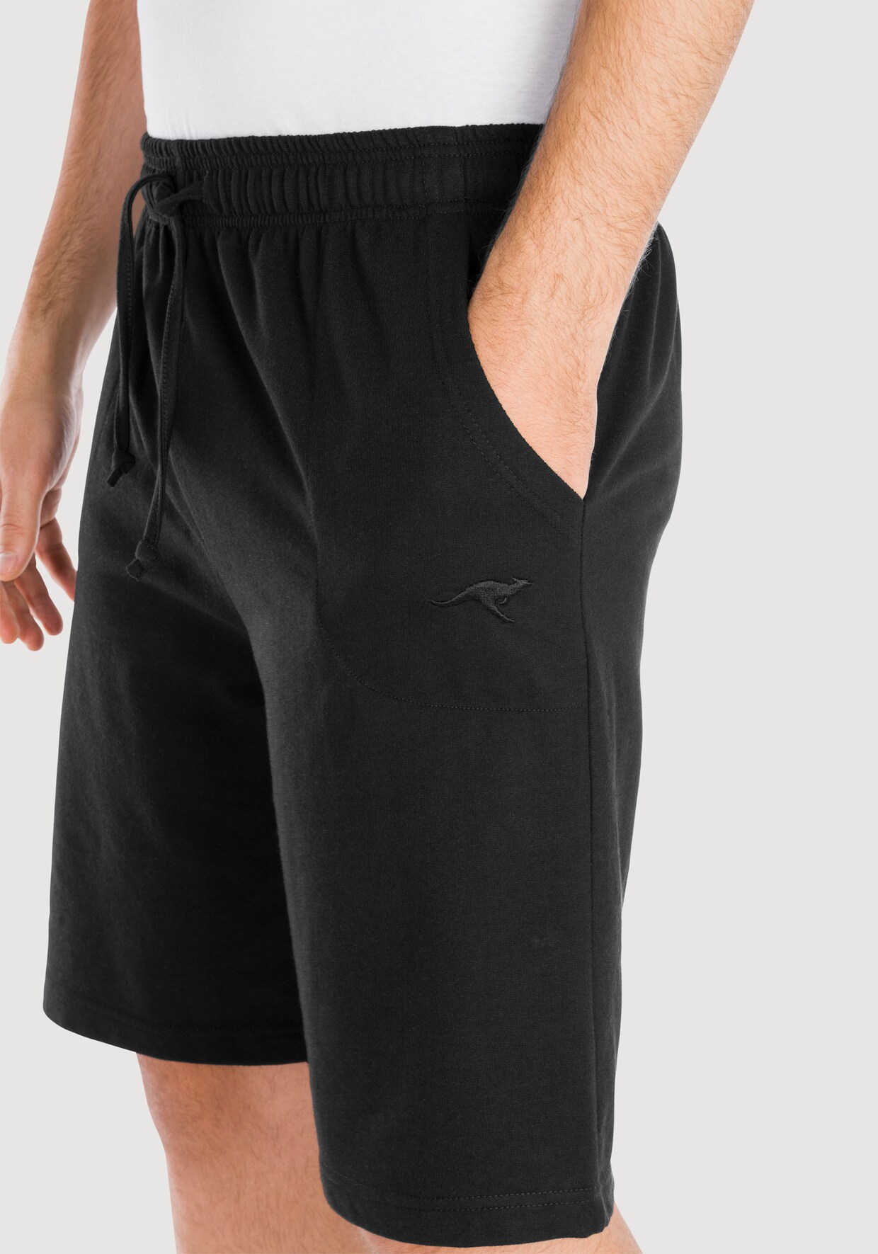 KangaROOS Sweatshort - zwart