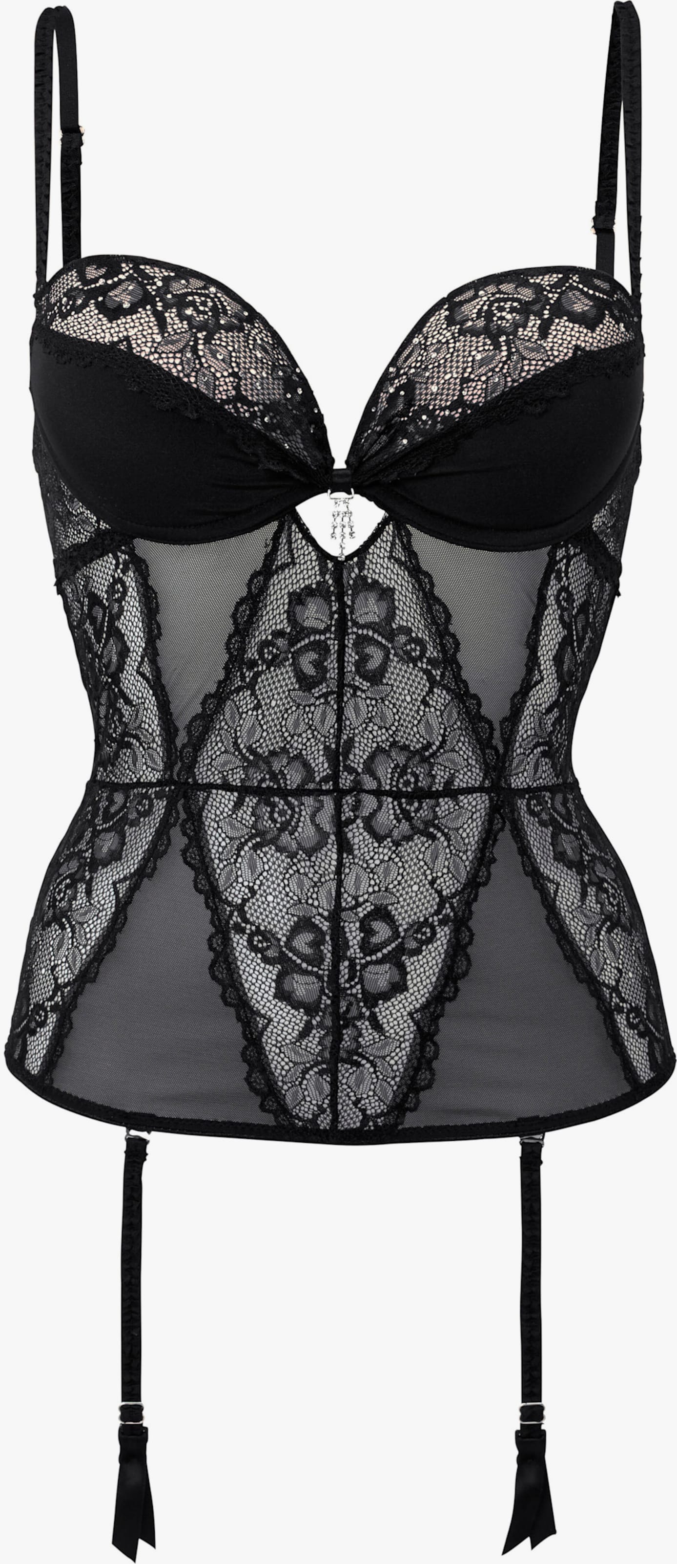 LASCANA Corsage - schwarz