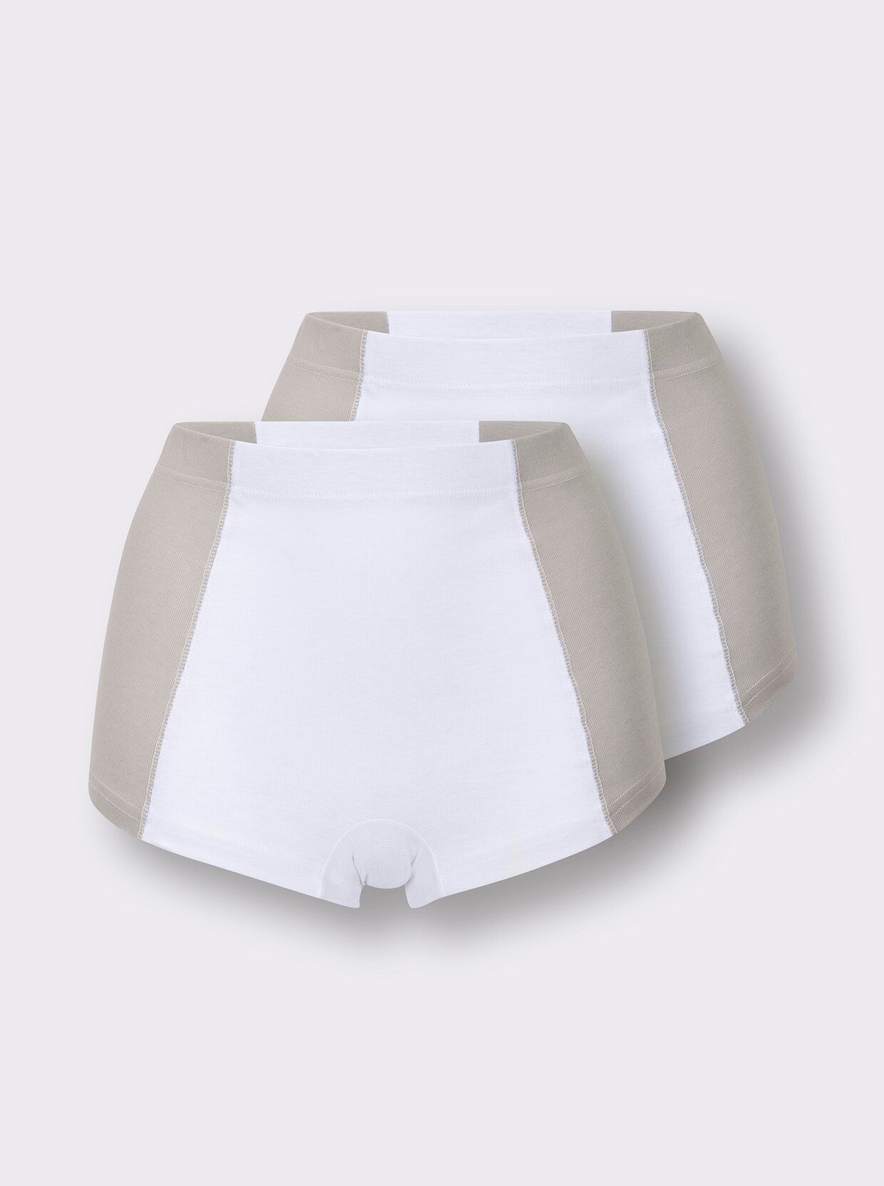 wäschepur Panty - weiß-hellgrau