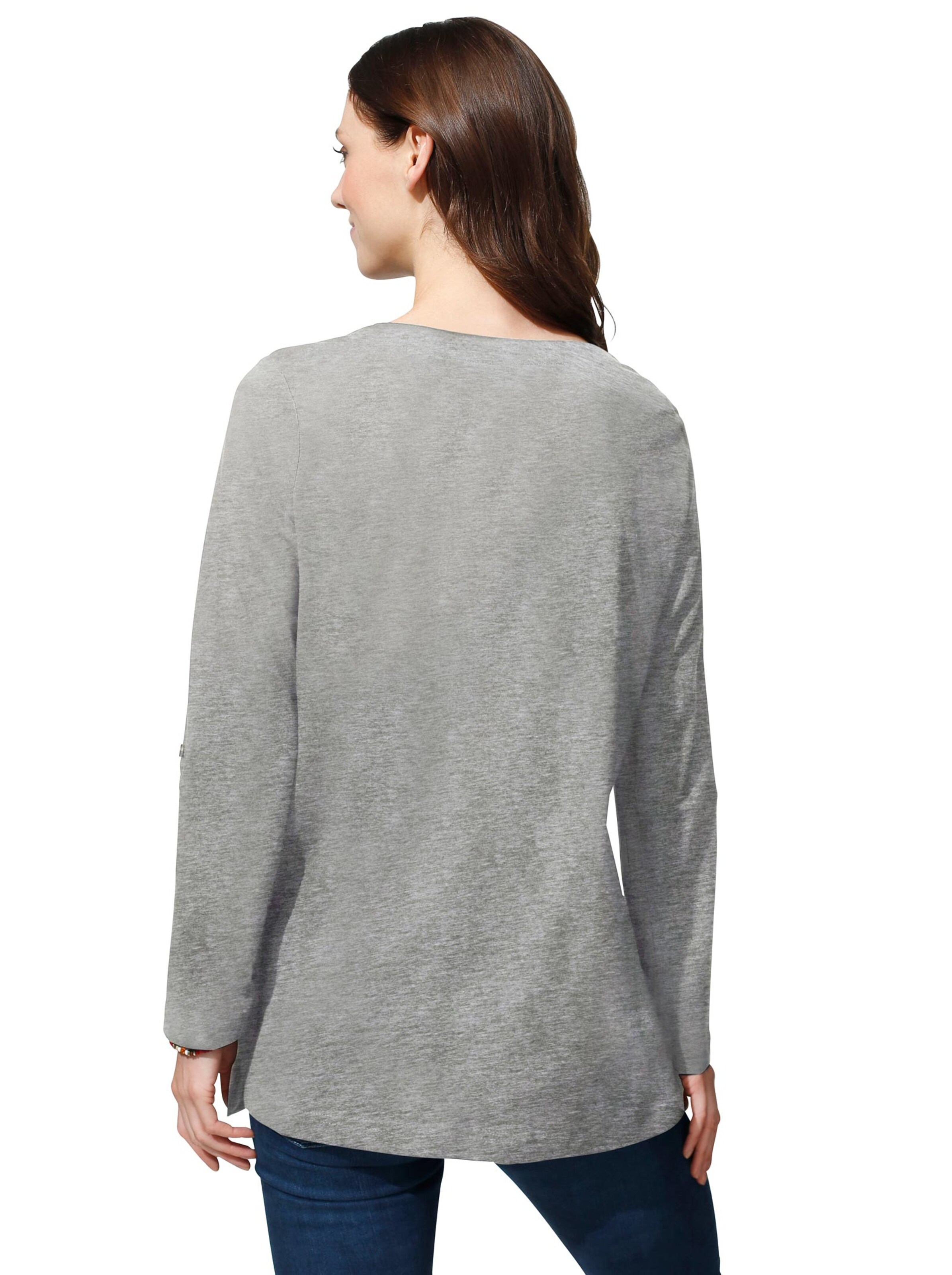 Shirt - grau-meliert