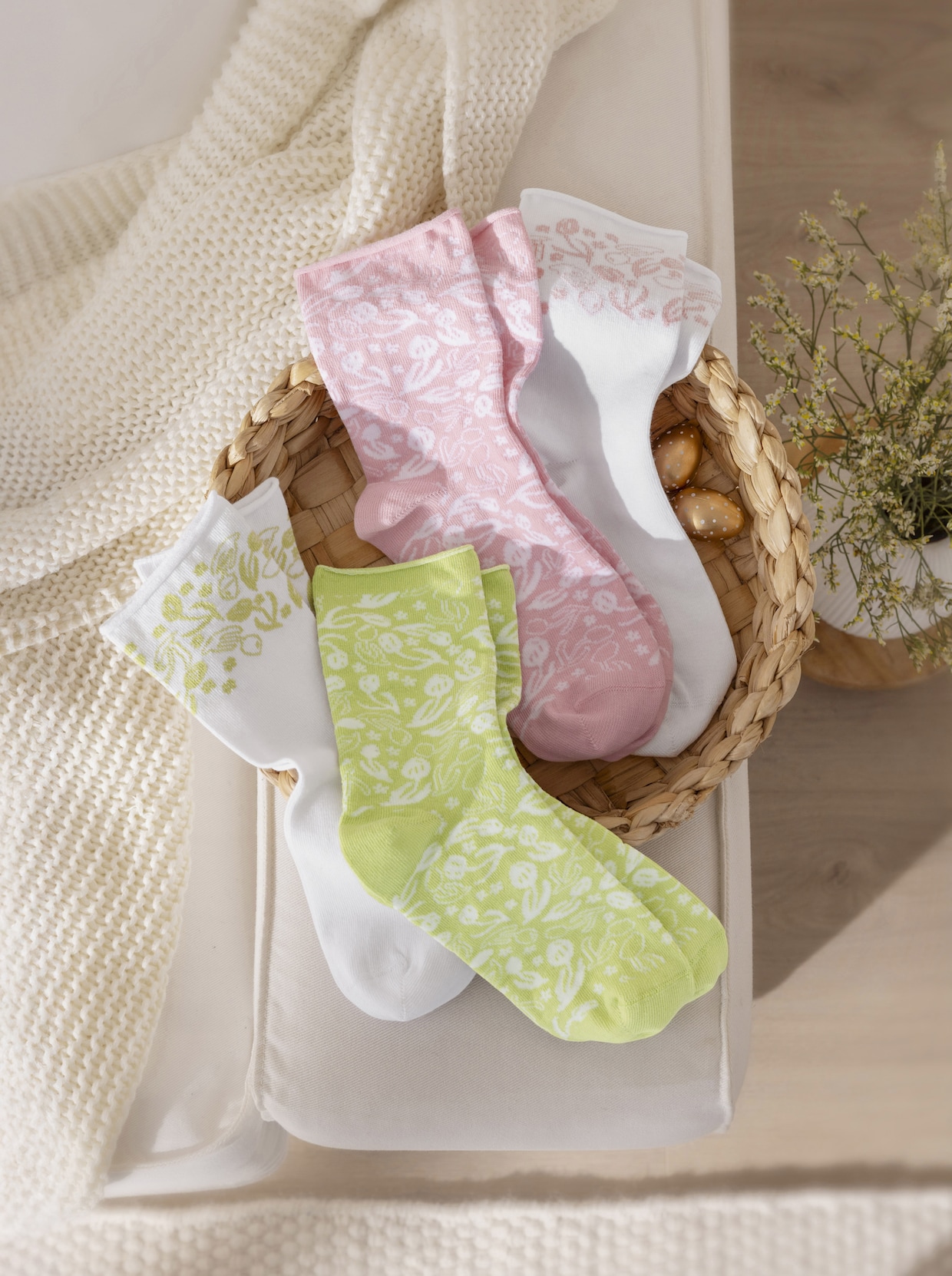 wäschepur Socken - farbig-sortiert