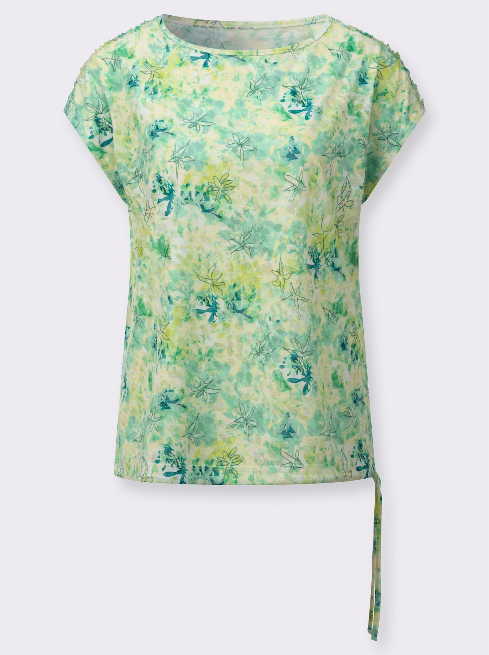 Shirt - schilf-zitrone-bedruckt