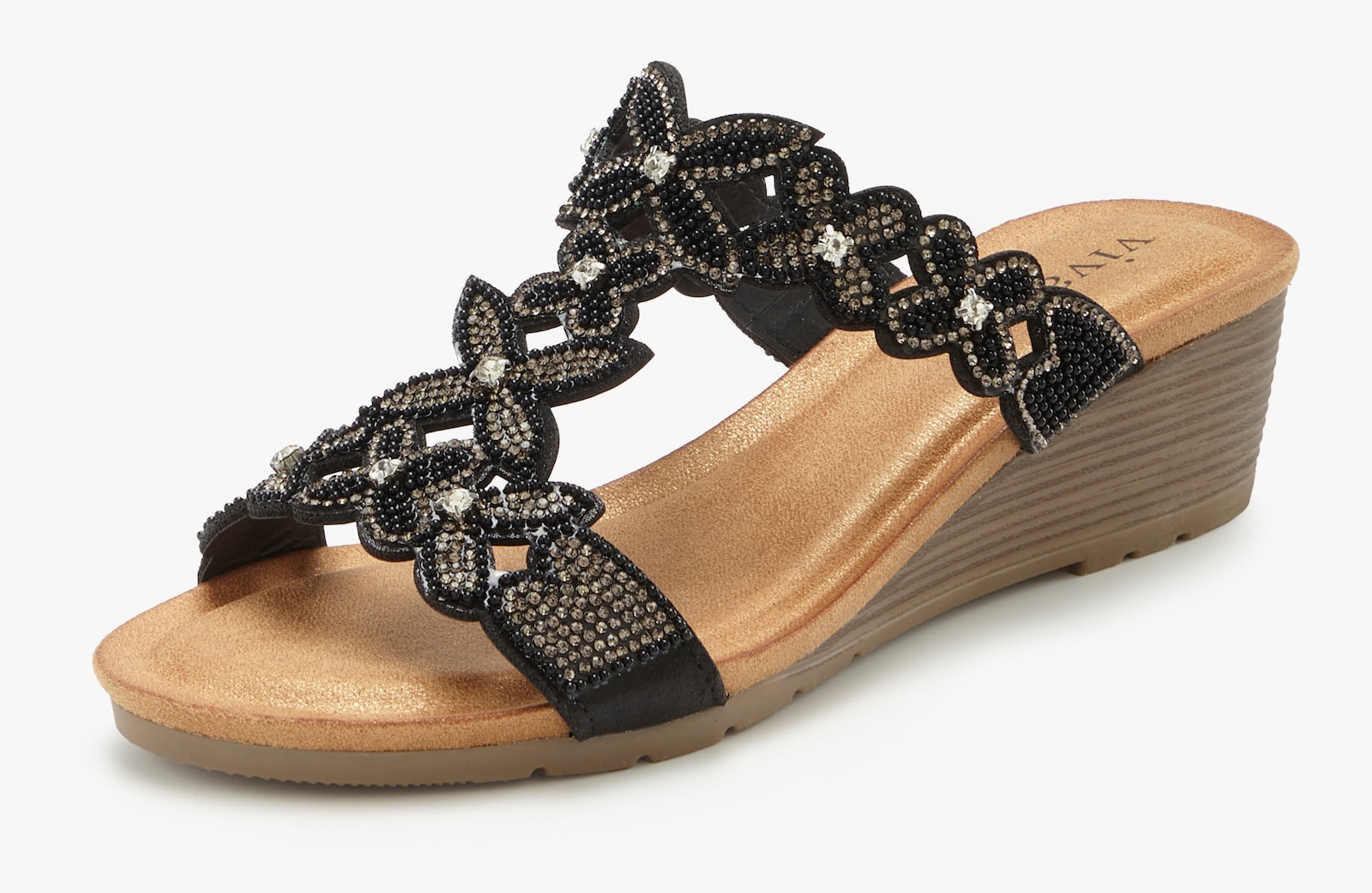 Vivance Pantolette - schwarz