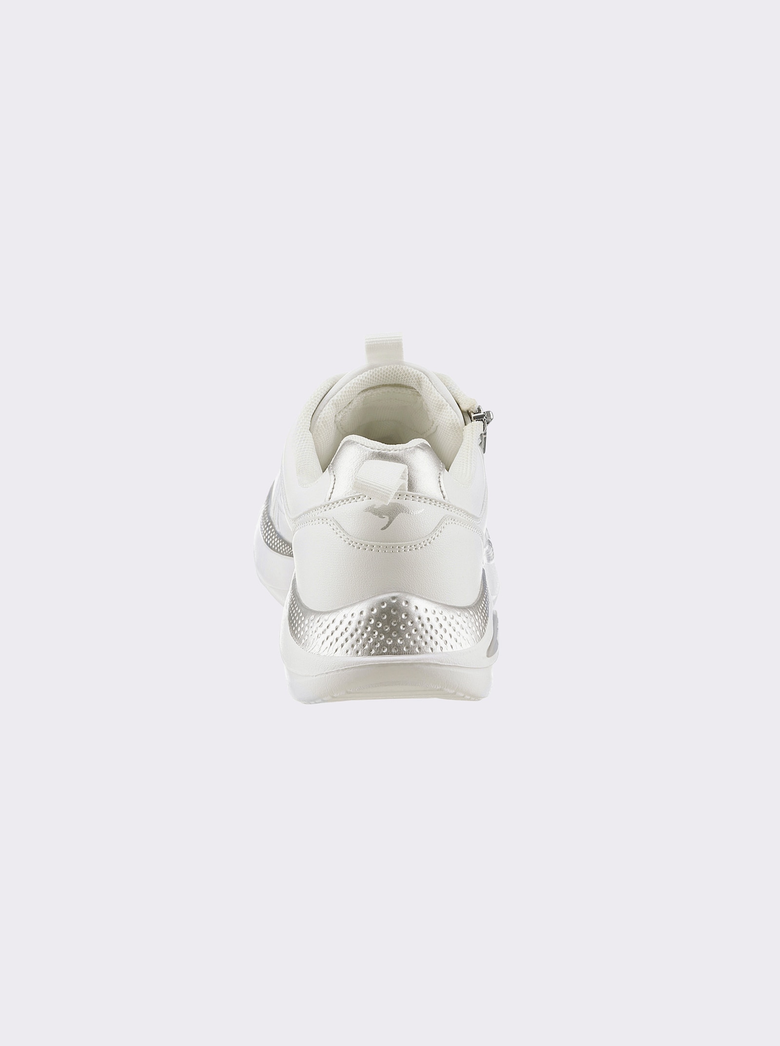 KangaROOS Sneaker mit metallisch schimmernden Akzenten - weiß