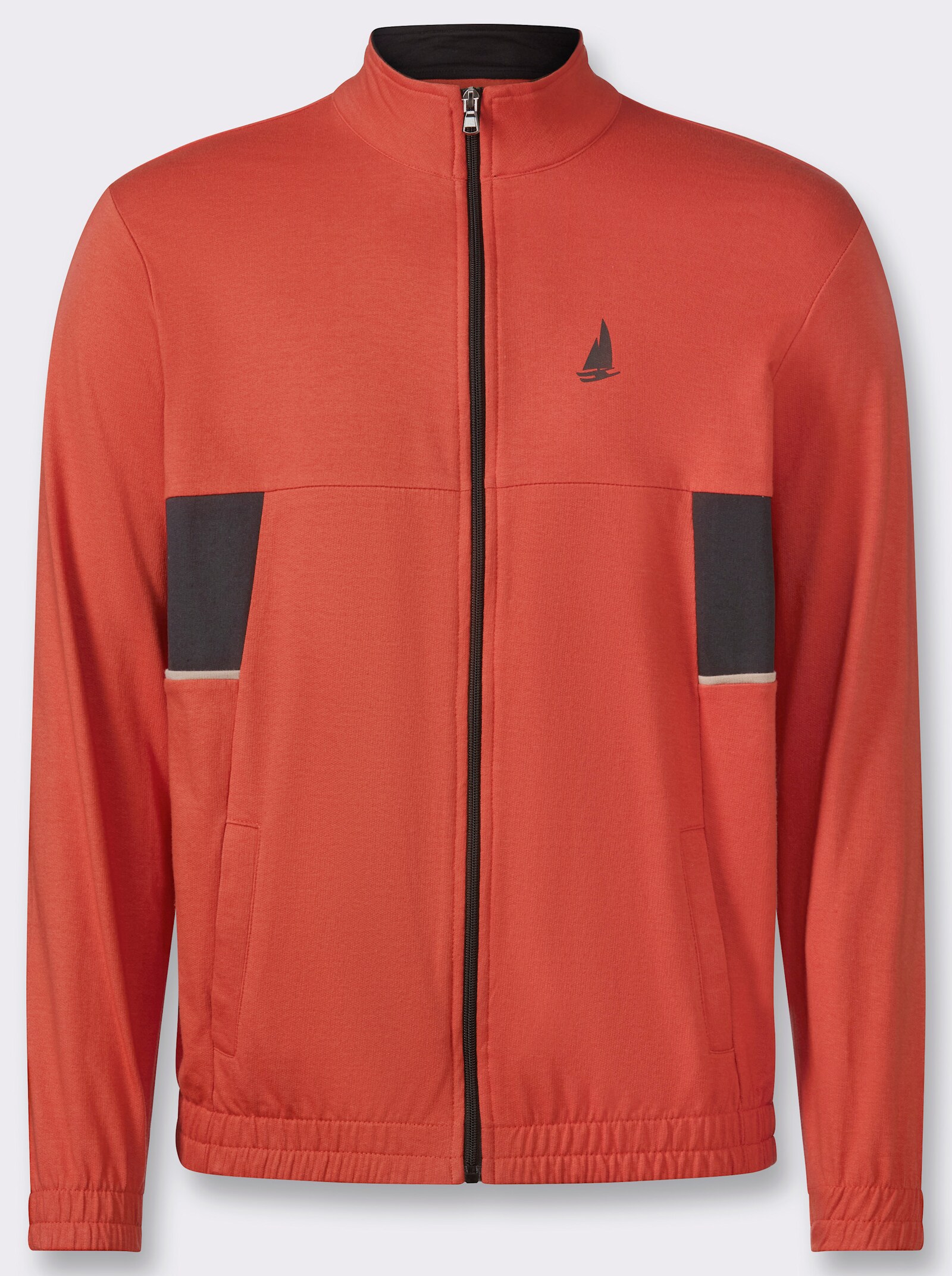 Catamaran Sports Sweatjacke mit seitlichen Taschen - terra-schwarz