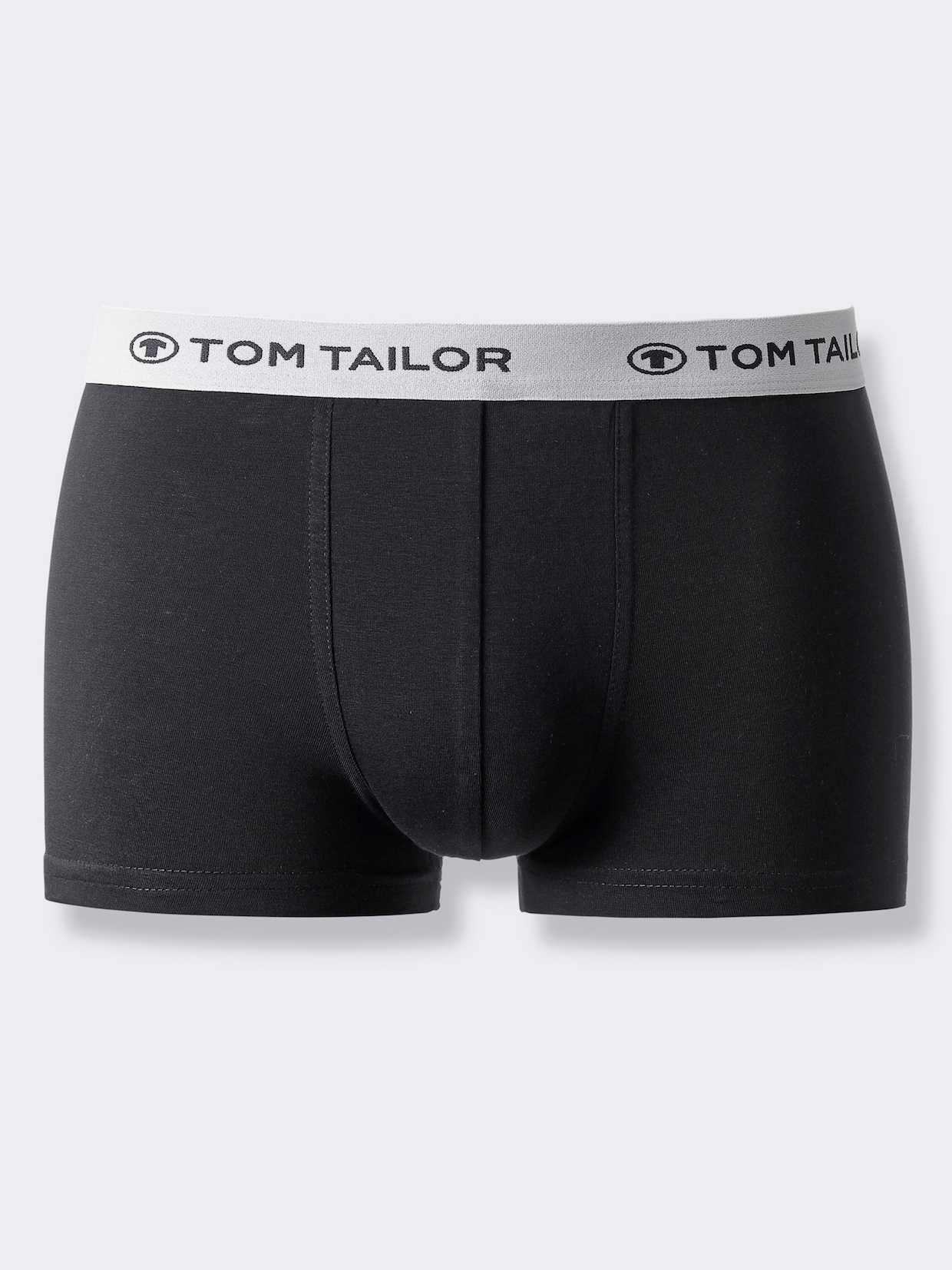 TOM TAILOR Pants - schwarz + anthrazit + grau-meliert