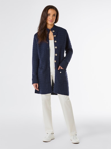 CREATION L PREMIUM Longstrickjacke - marine