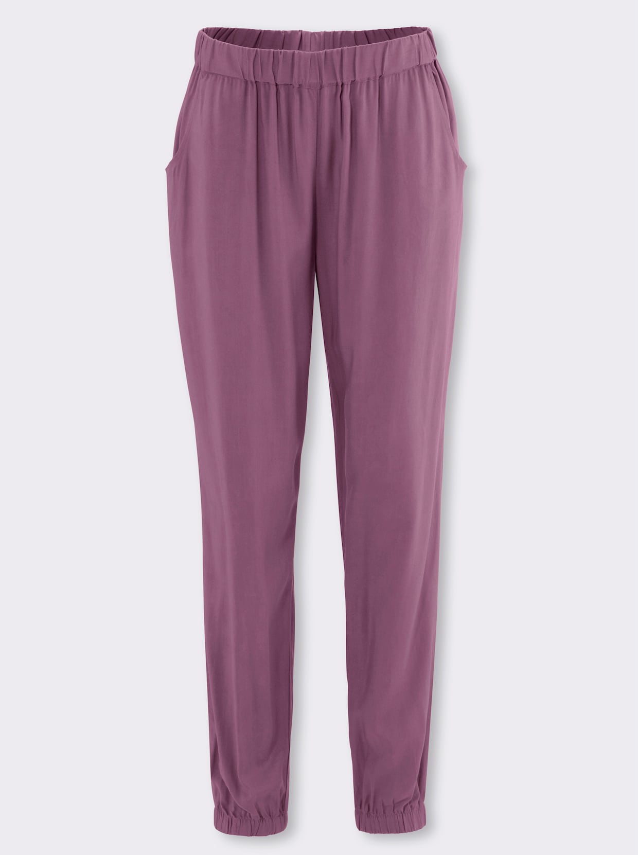 Háremové nohavice - fialová