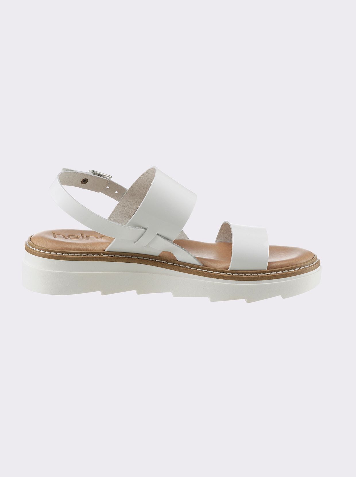 heine sandalen - wit