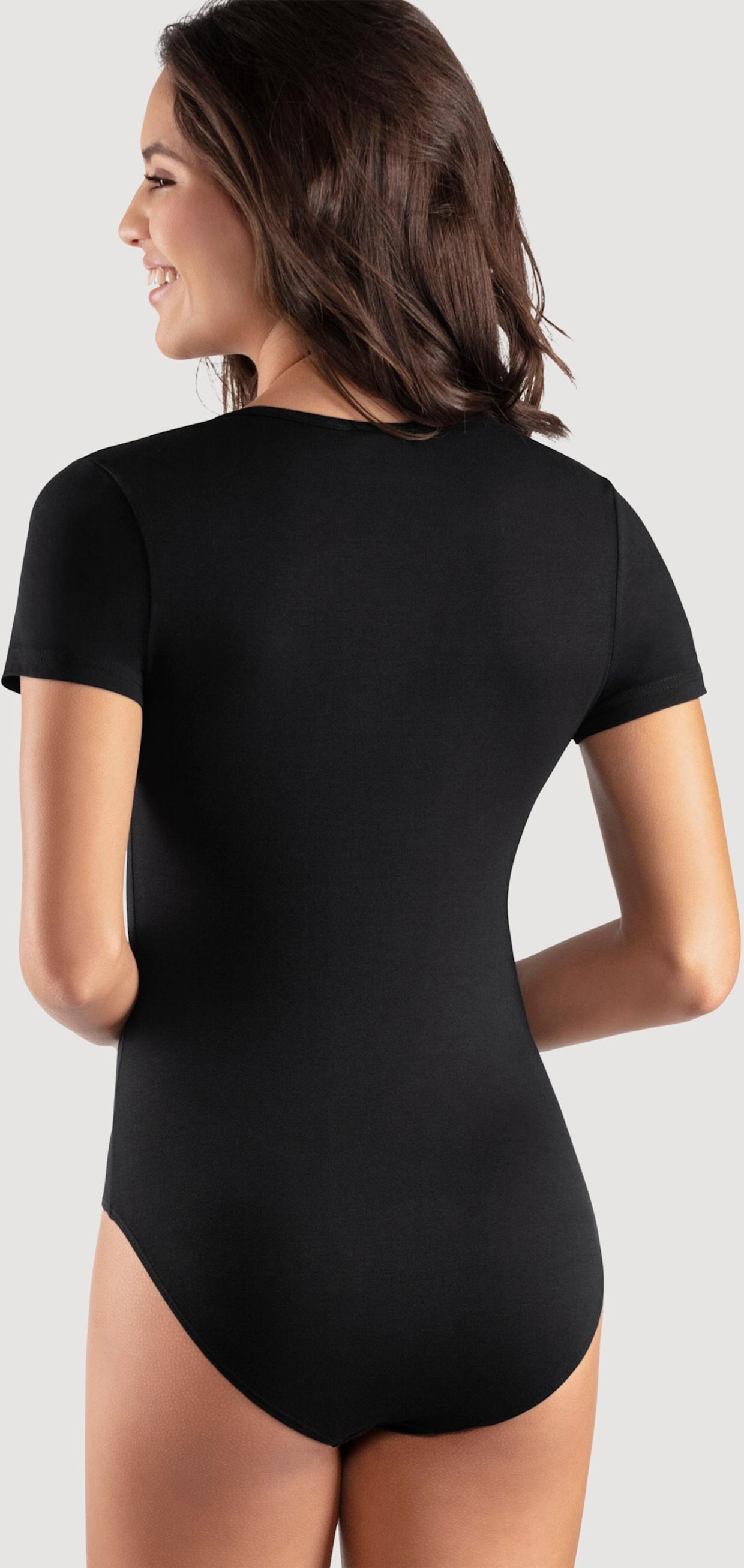 Vivance T-shirt-body - zwart