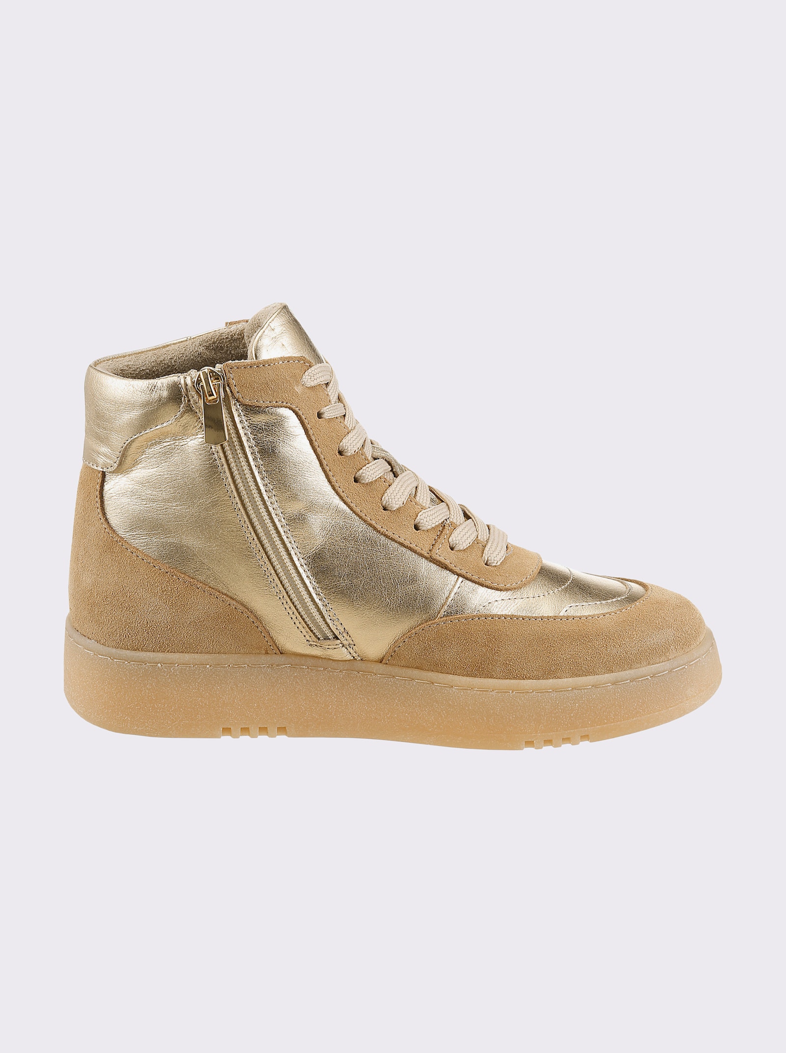 Andrea Conti Sneaker - gold-beige