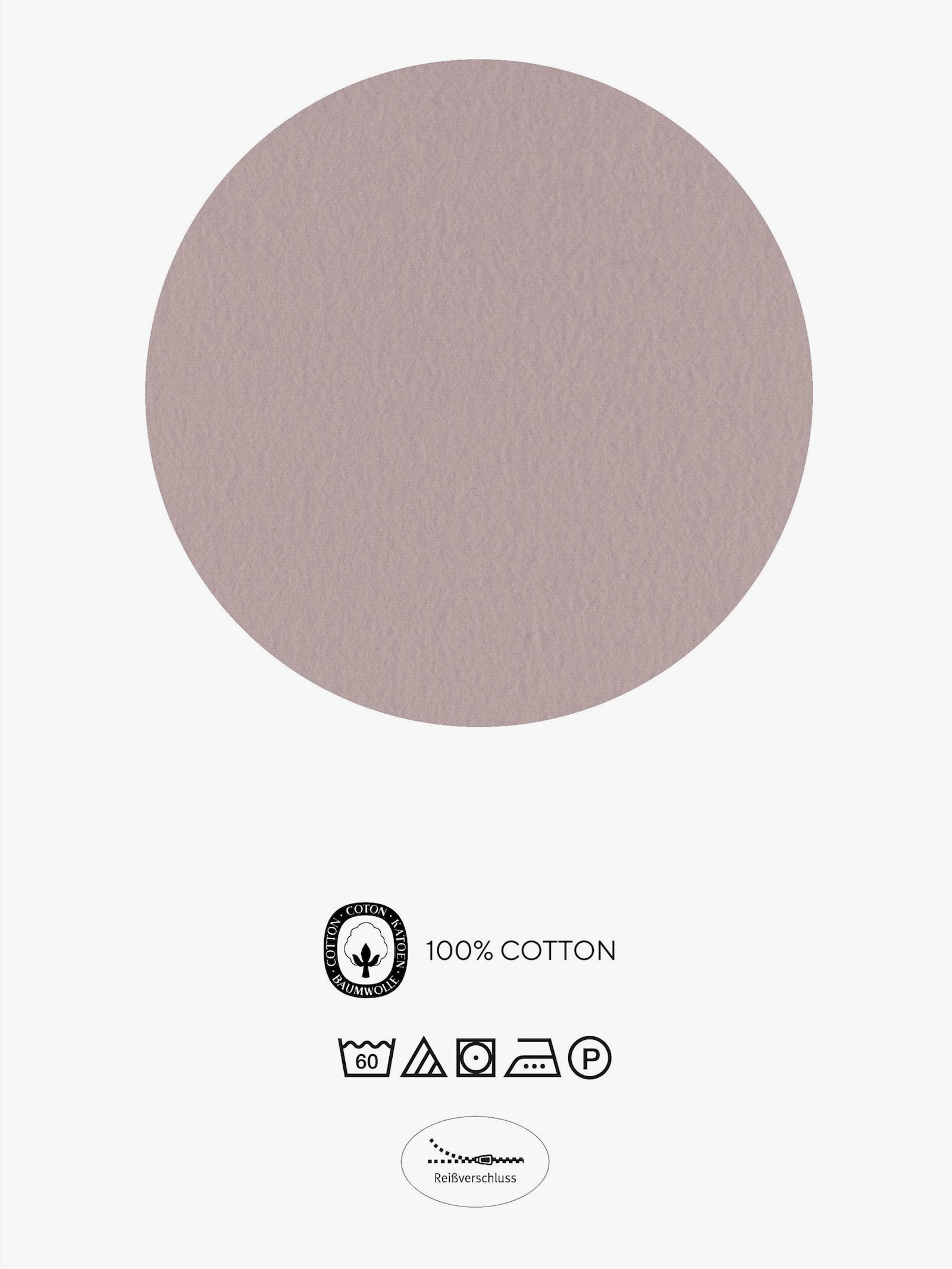 Biberna Bettwäsche - braun-bedruckt