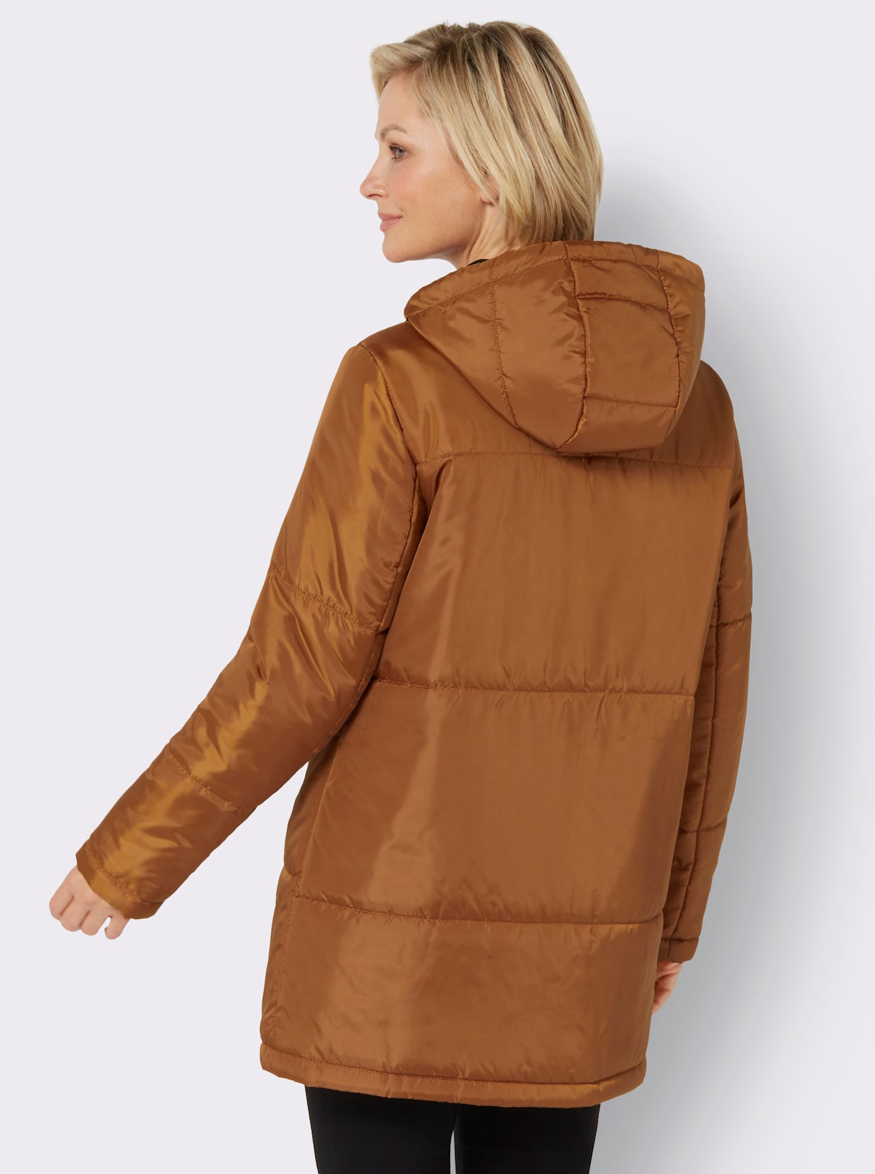 Steppjacke - cognac