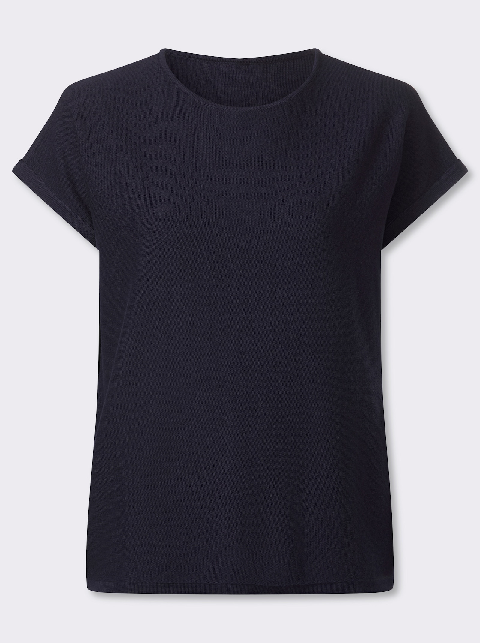 Pullunder in Linksstrick - marine