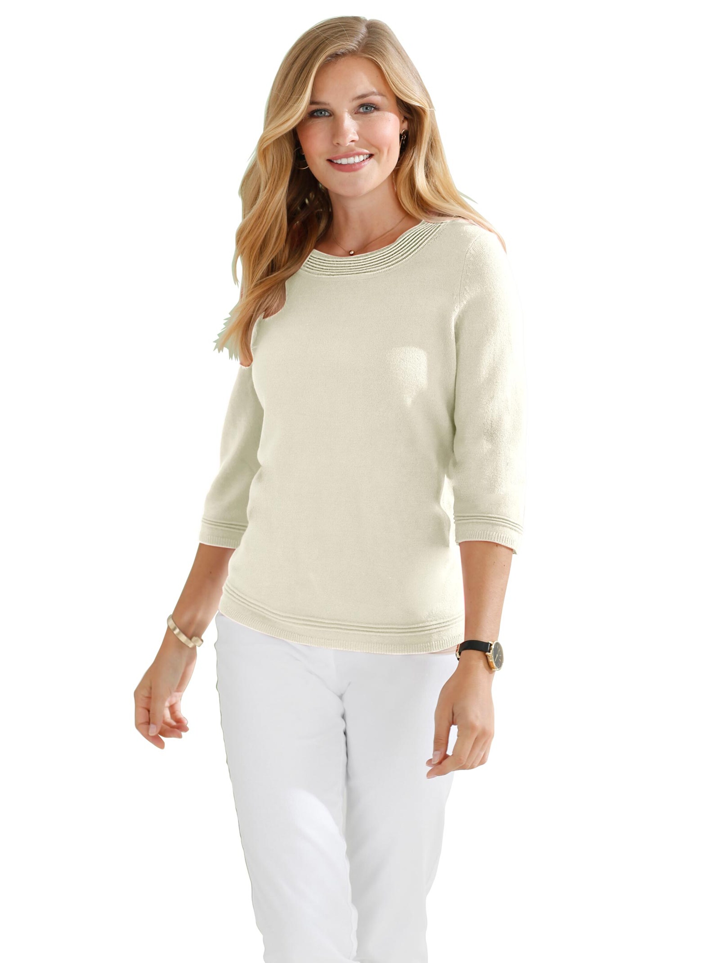 Pullover - champagner