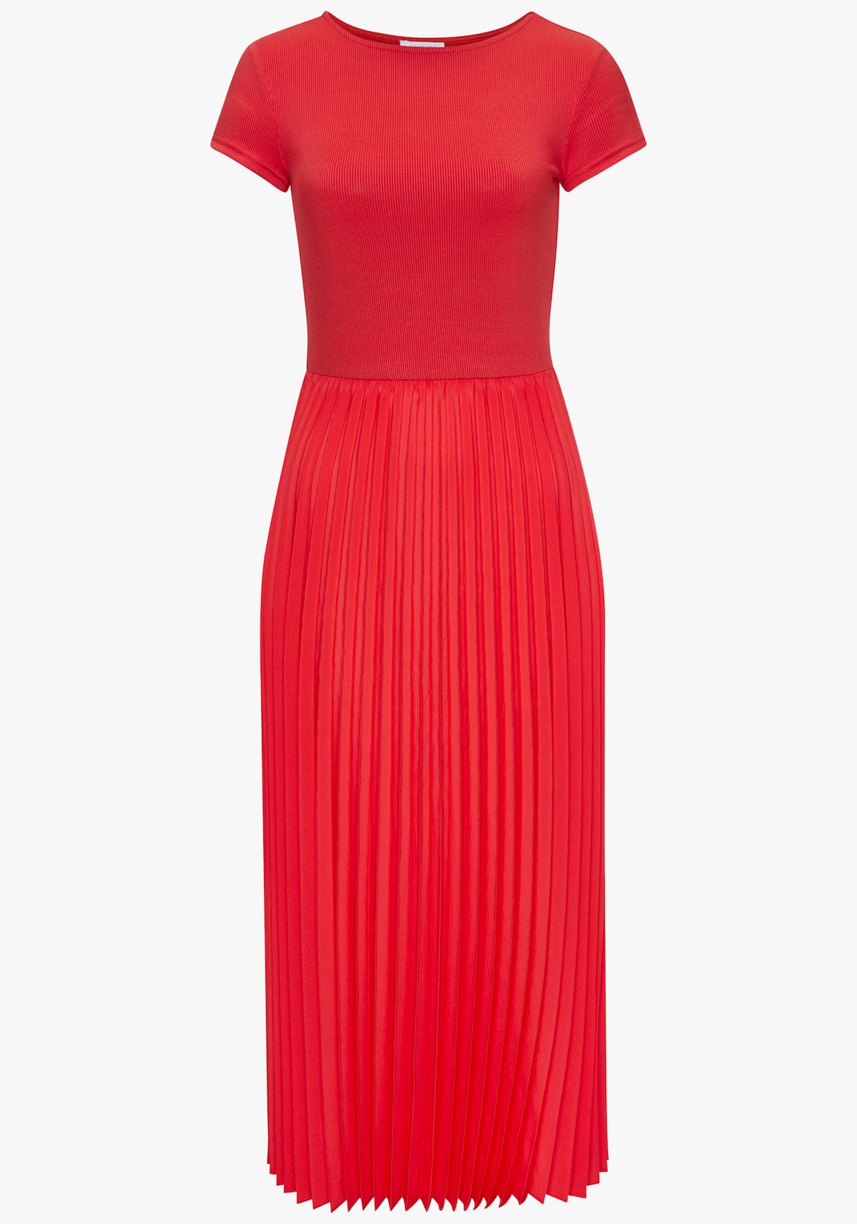 LASCANA Midi-jurk - rood