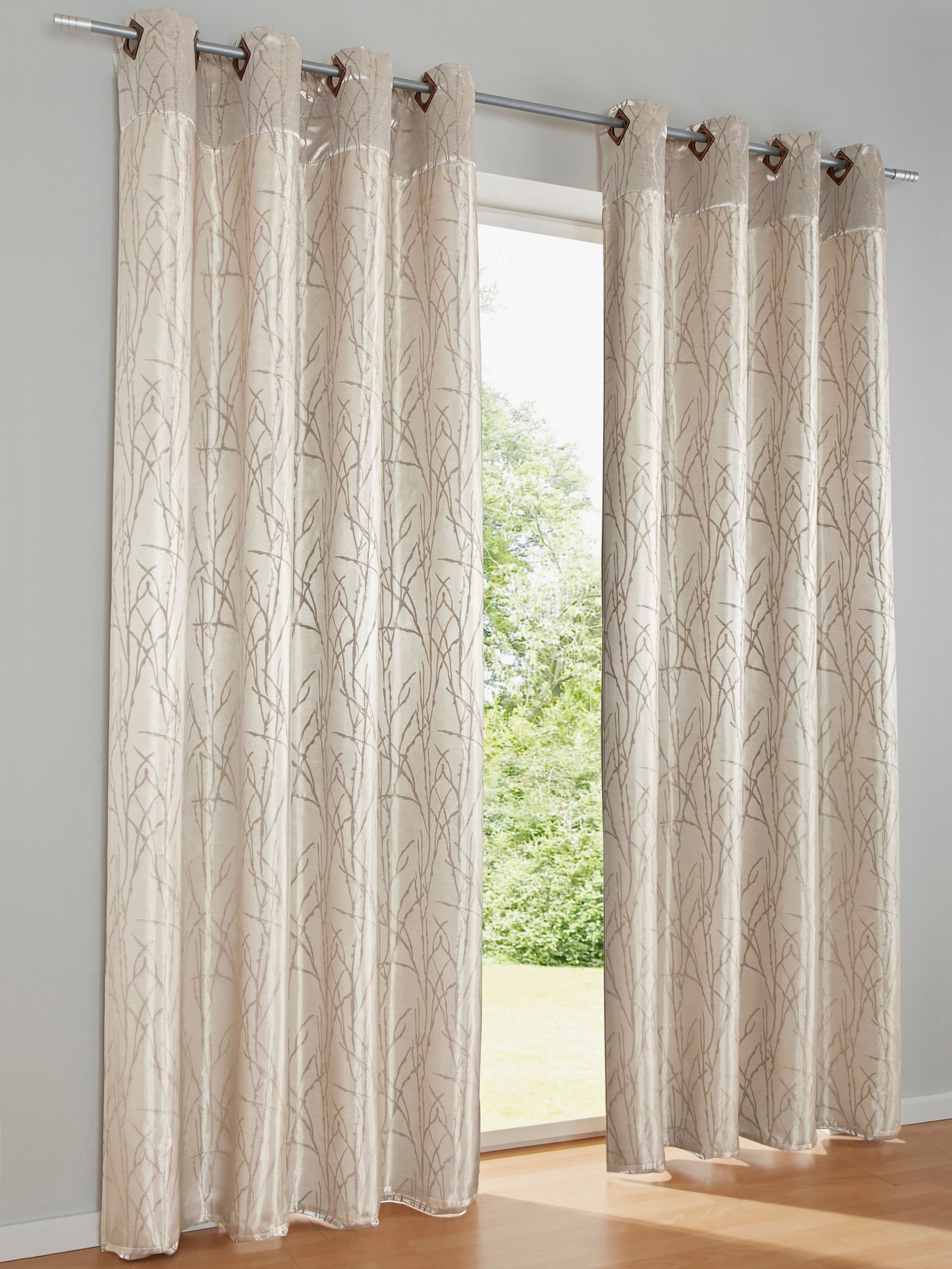 heine home Dekoschal - champagner