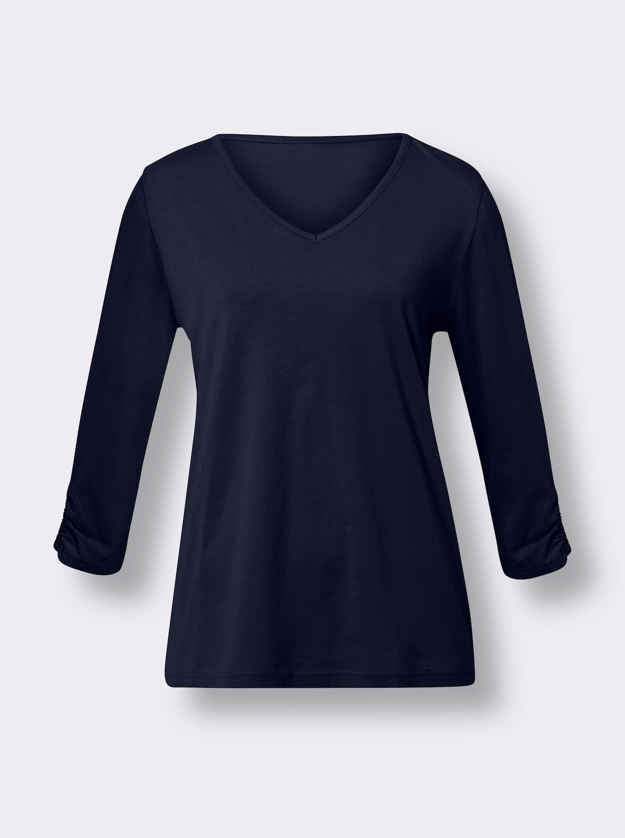 Shirt met 3/4-mouw - marine