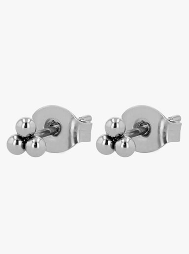 Ohrstecker - silberfarben