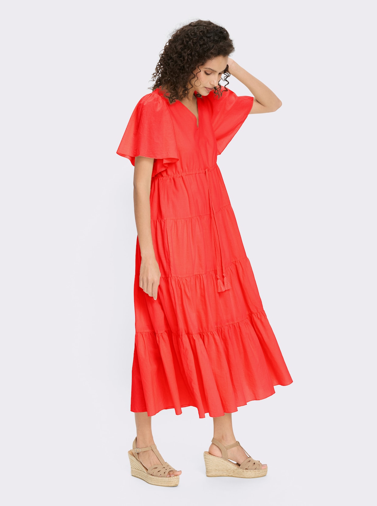 heine Baumwollkleid - hummer