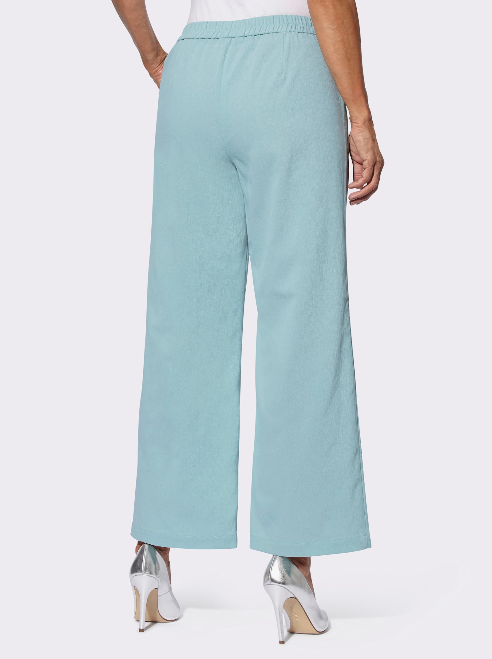 Anzughose in leicht strukturierter Qualität - kalkmint