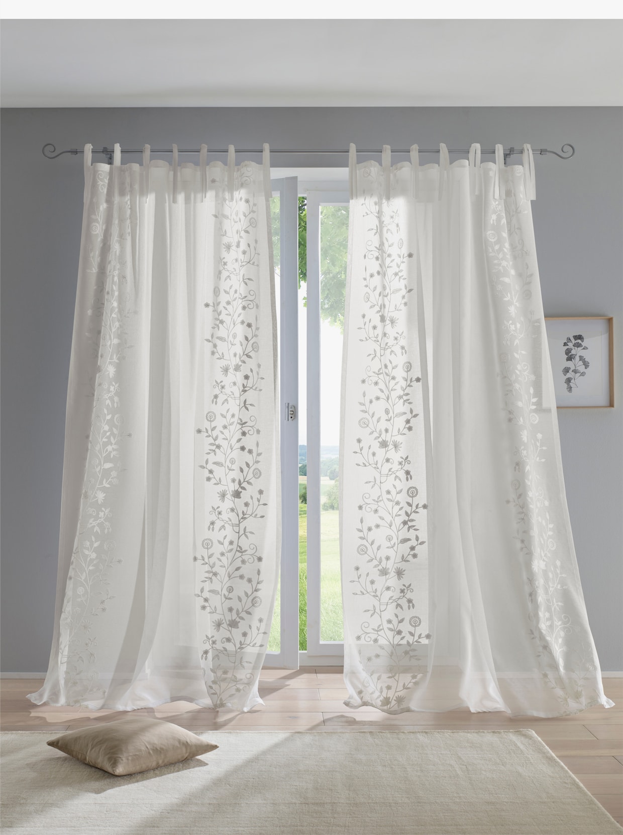 heine home Decoratieve vitrage - wit
