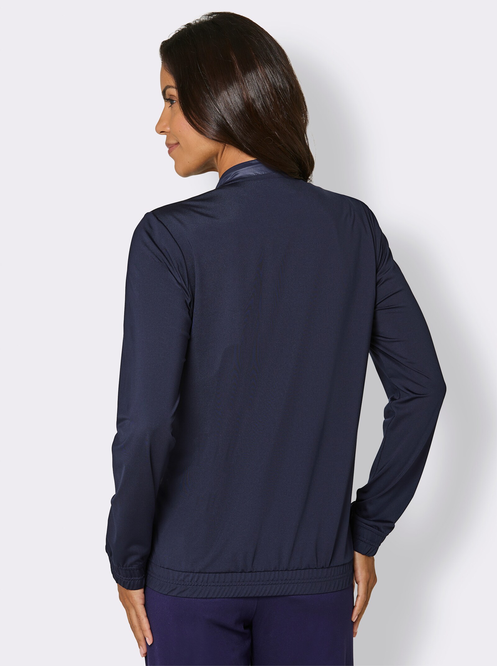 Catamaran Sports Funktionsjacke im Materialmix - marine