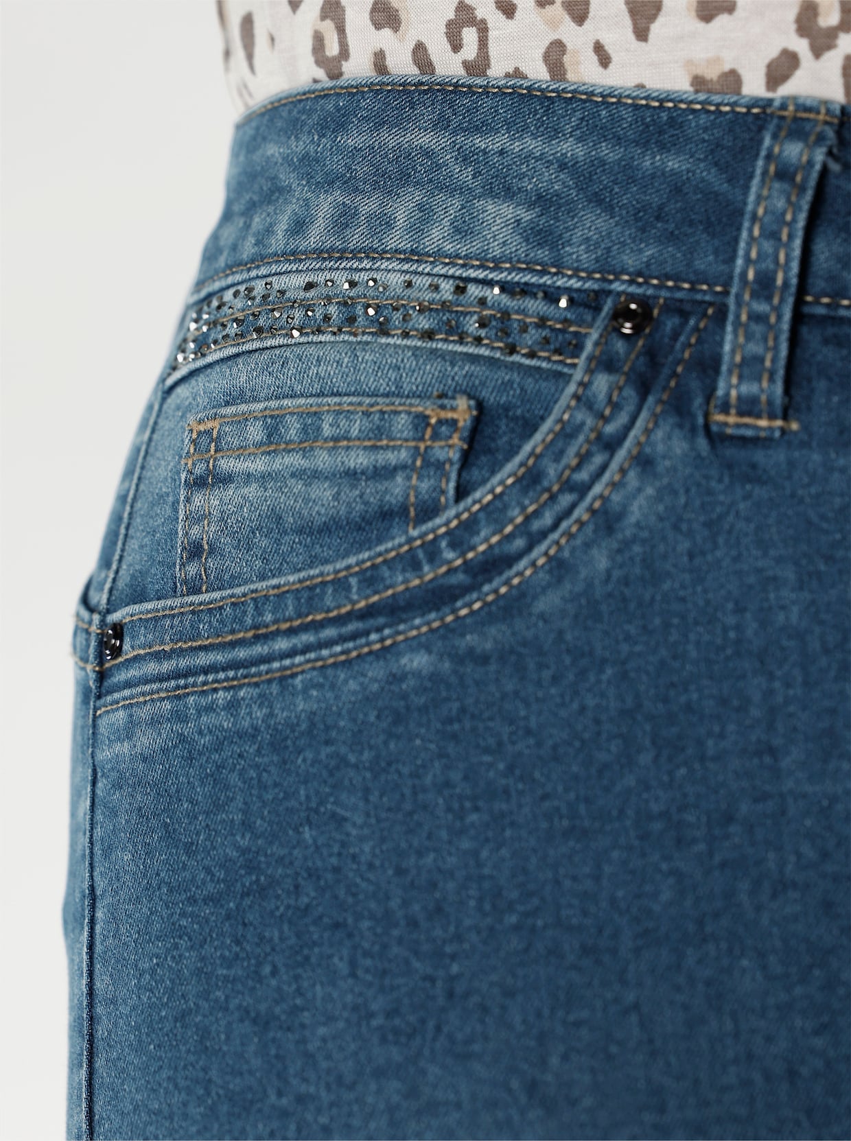Jeans - blue-bleached