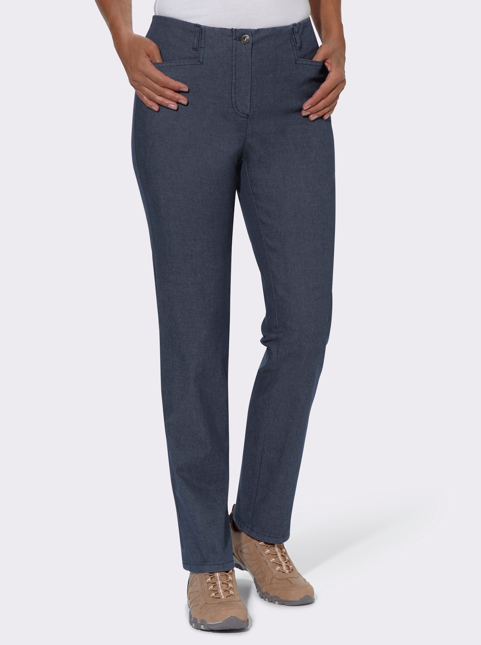 Cosma Jeans mit innenliegendem Dehnbund - blue-stone-washed